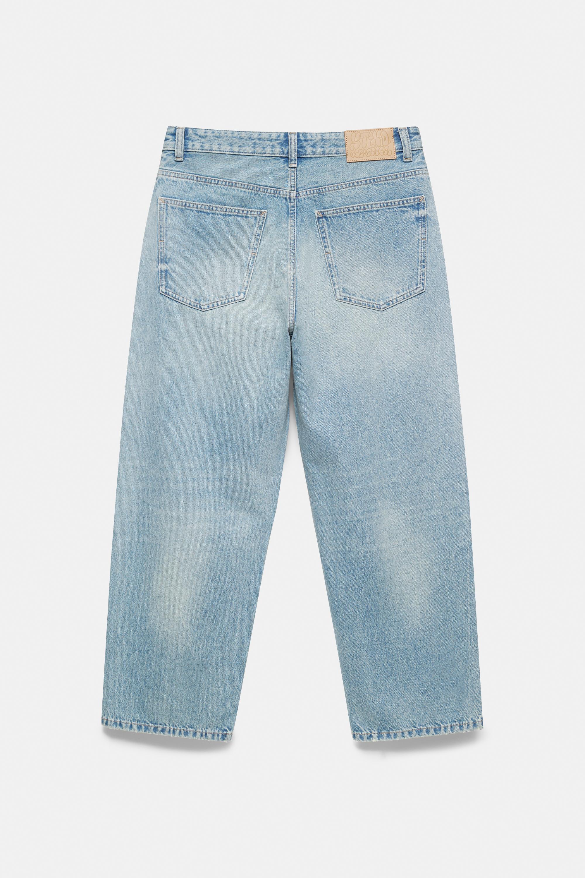 Relaxed baggy jeans — Pale indigo