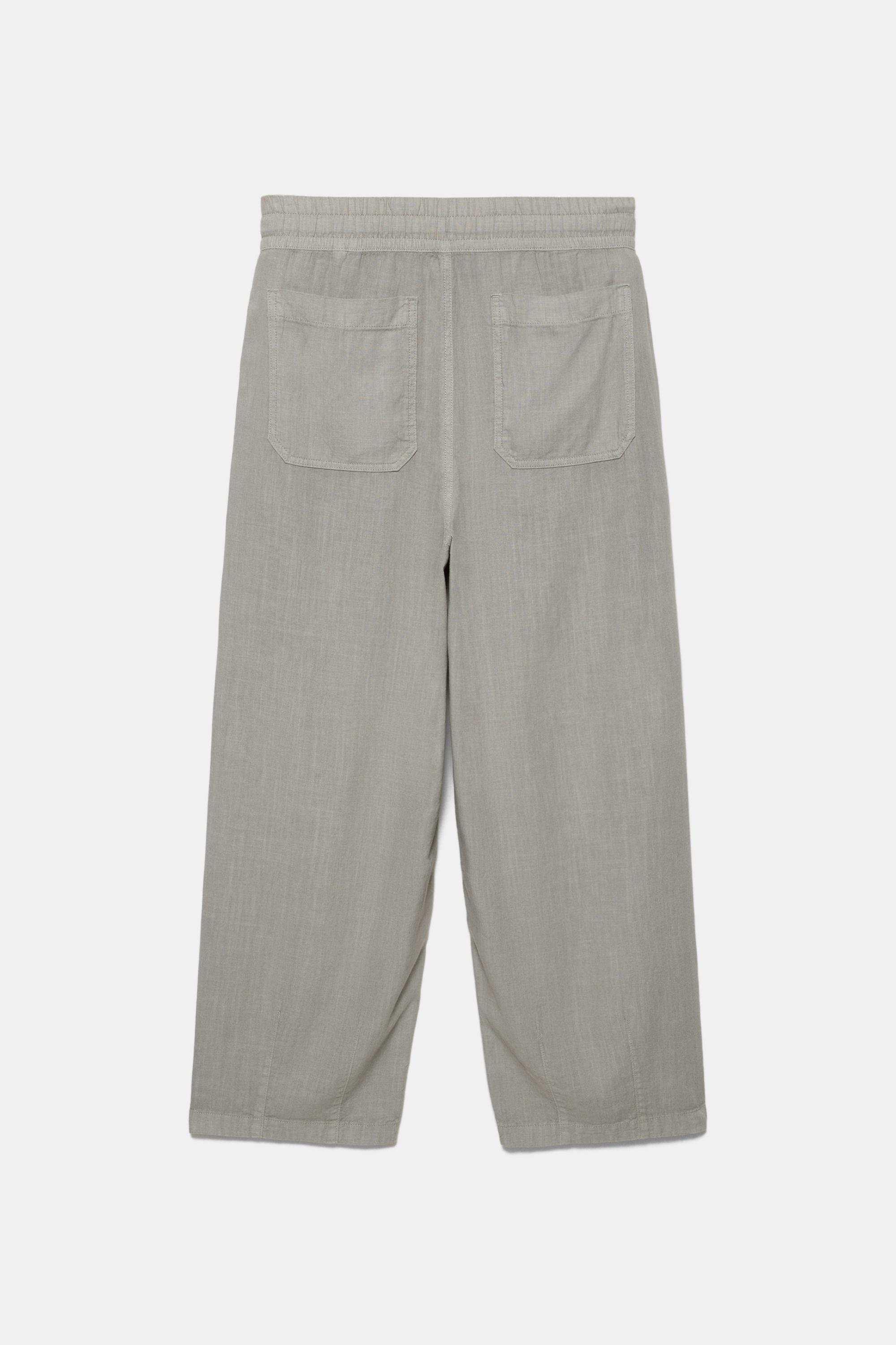 Ketenli jogger pantolon - Görsel 21