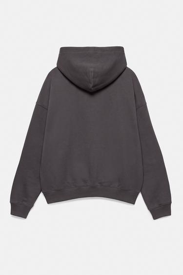 Boxy fit hoodie — Anthracite grey 6