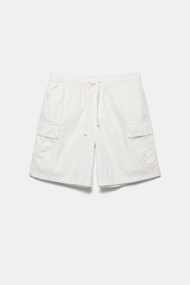 Ripstop cargo Bermuda shorts — Off white 6