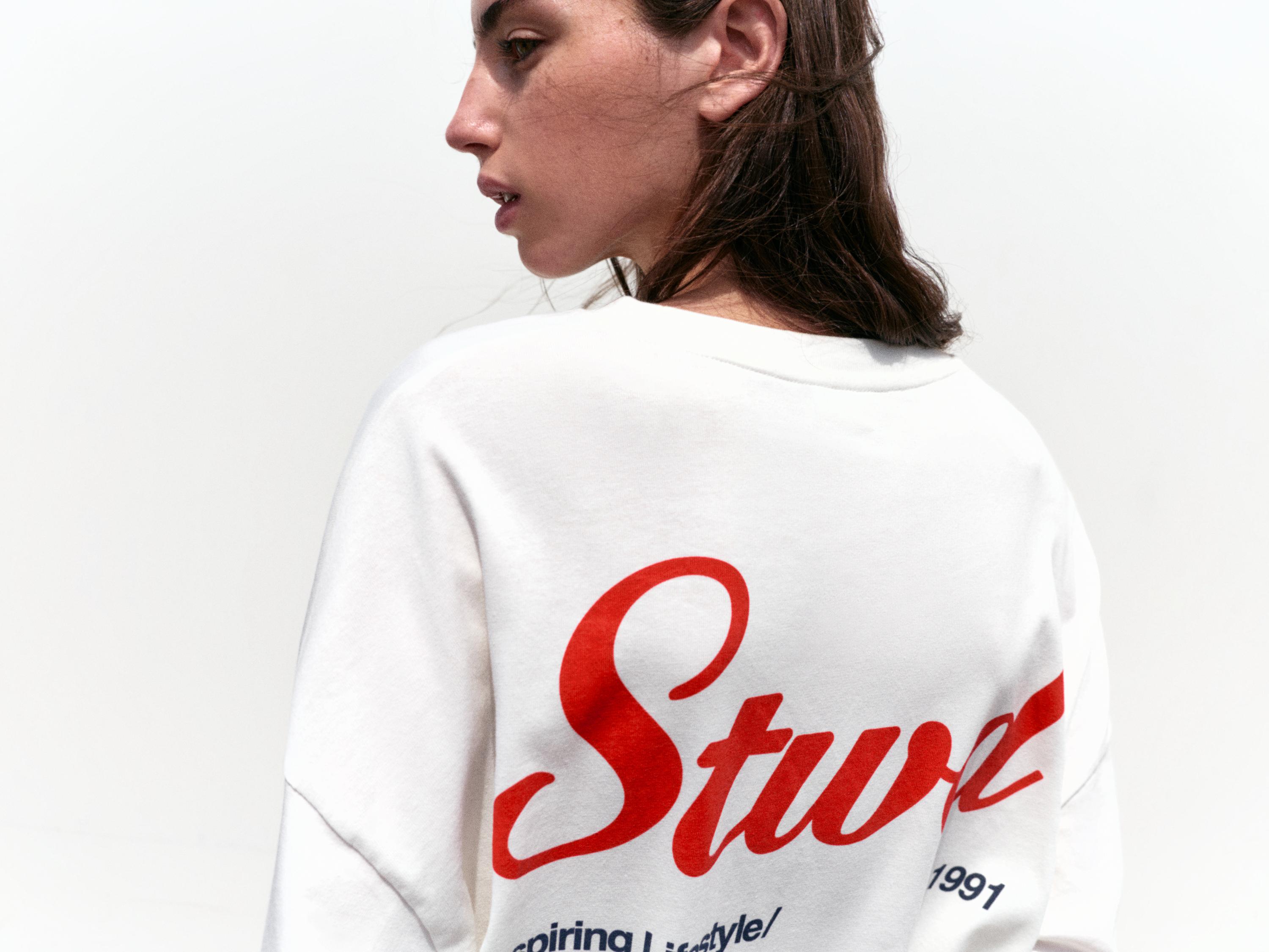 Long sleeve STWD T-shirt — Ice