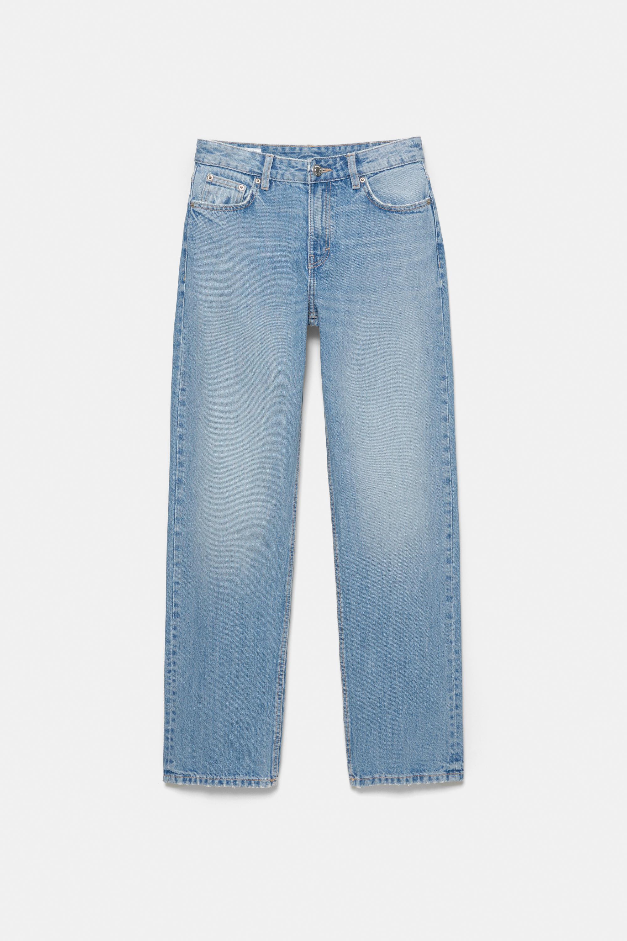 Oversize baggy jeans — Medium blue