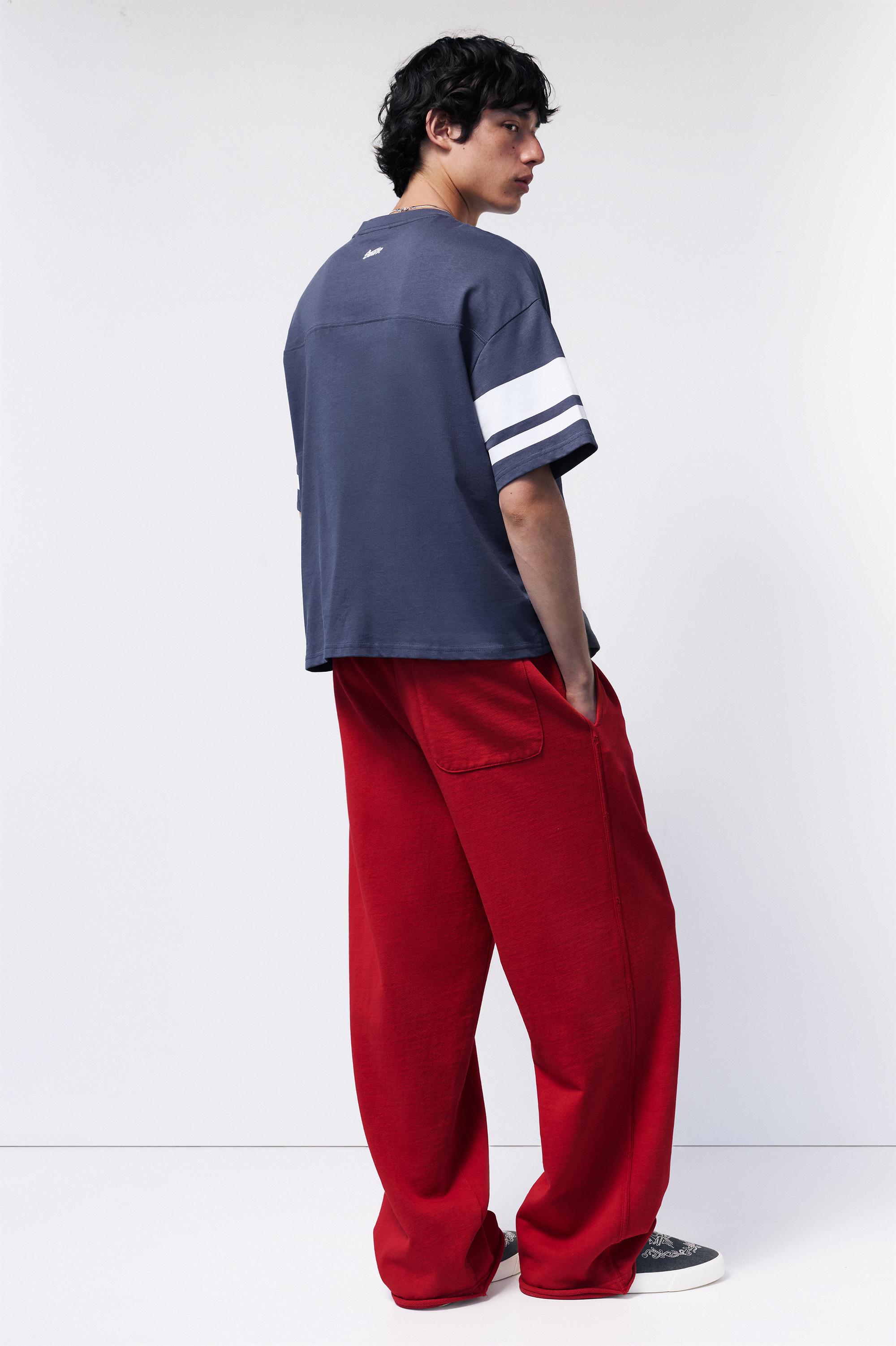 STWD varsity tracksuit trousers — Red