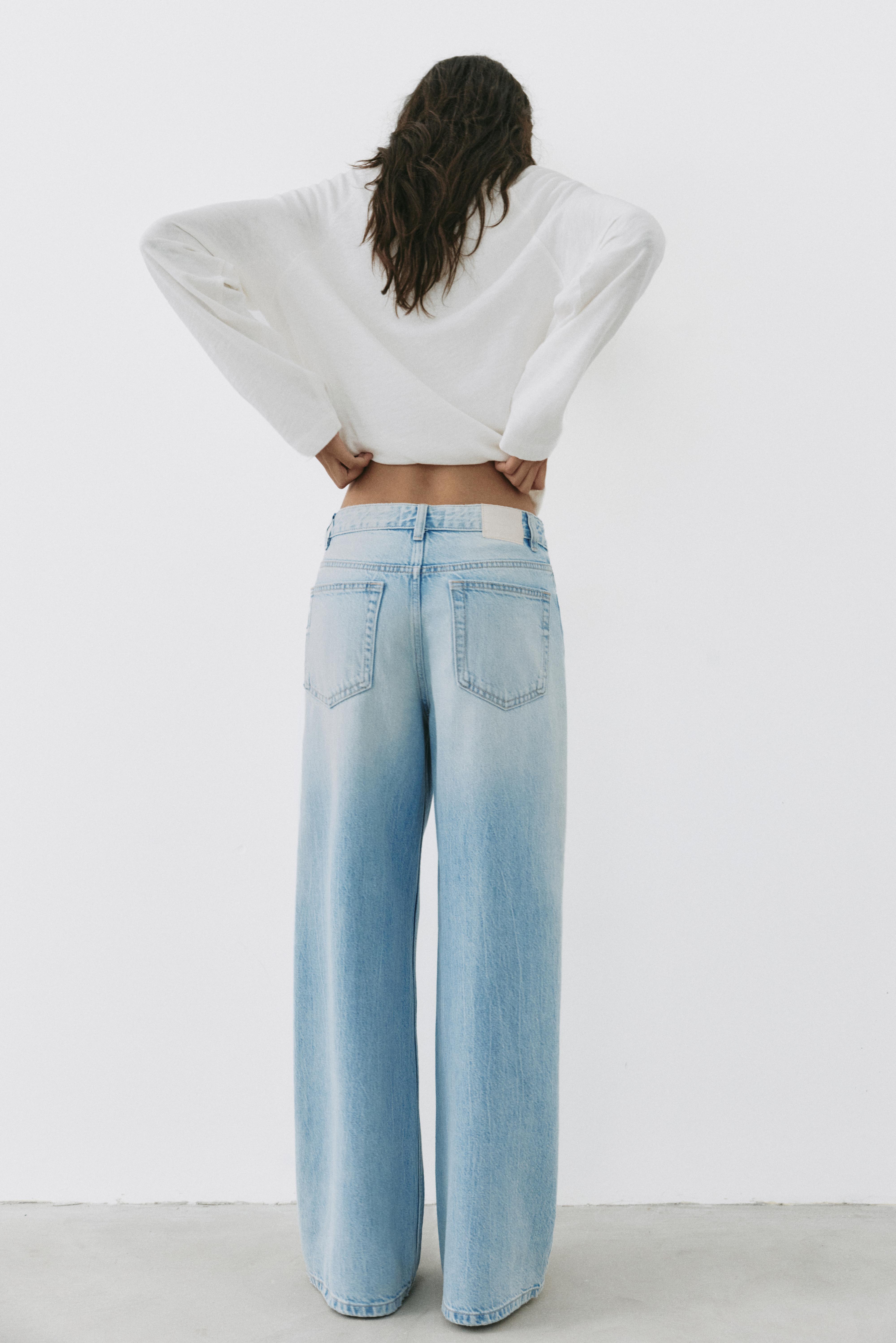Oversize baggy jeans — Sky blue