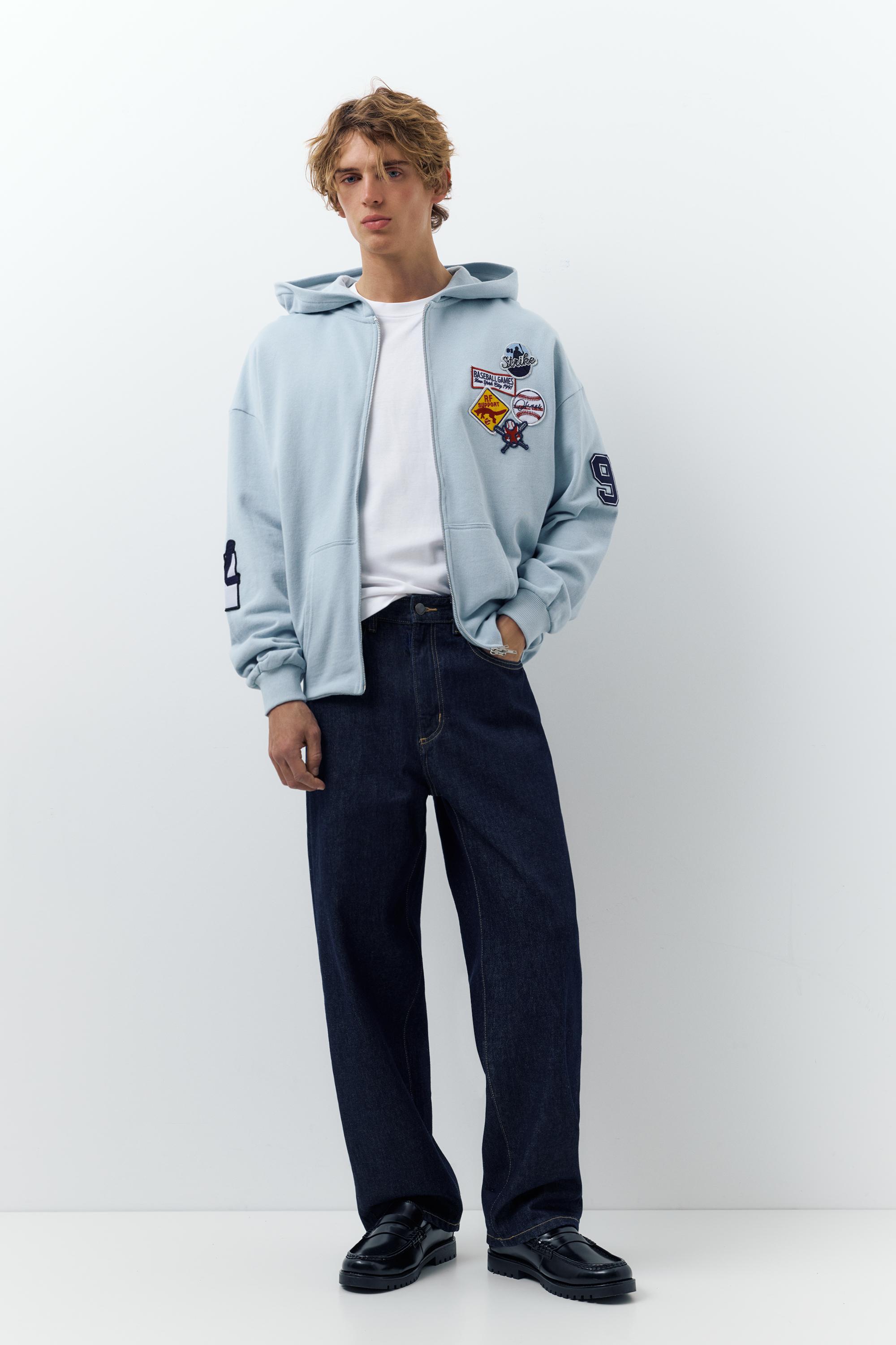 Men's Zip-up Sweatshirts | Pull&Bear United States