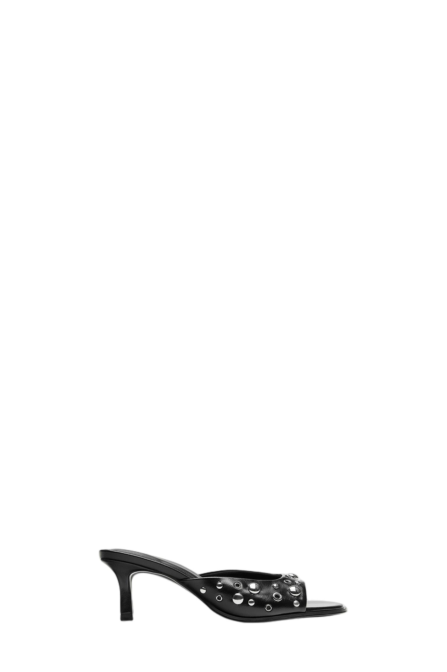 Zımbalı topuklu sandalet - Görsel 20