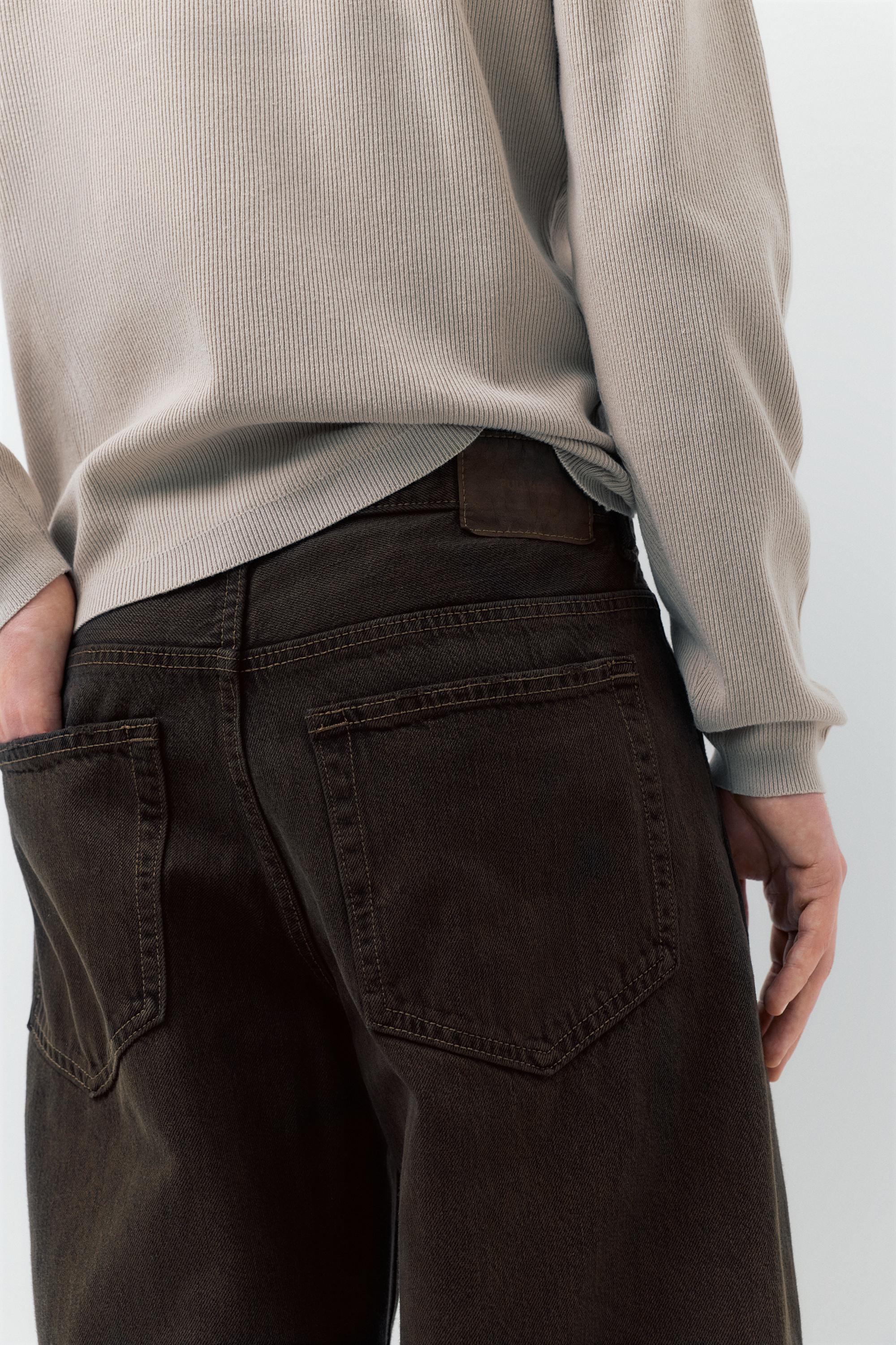Wide-leg jeans — Rust