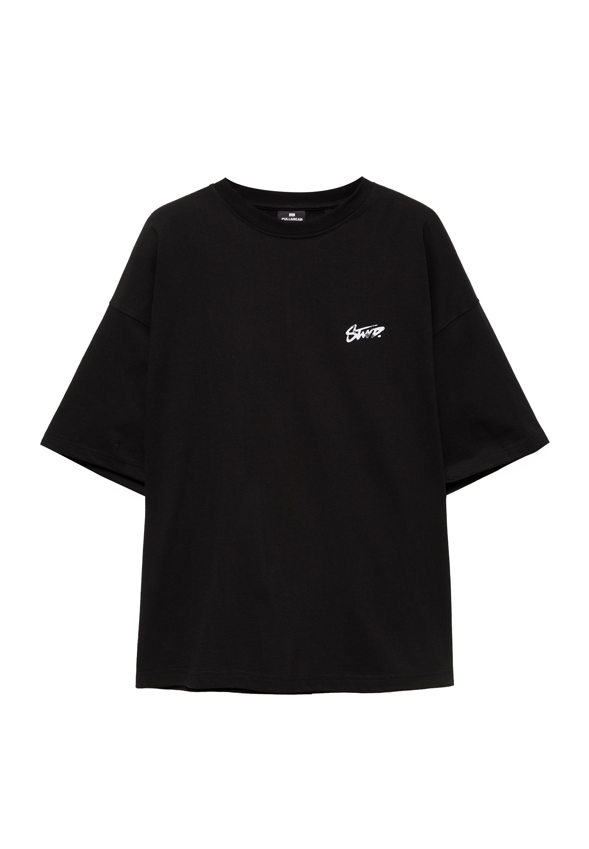 Oversize STWD T-shirt — Black
