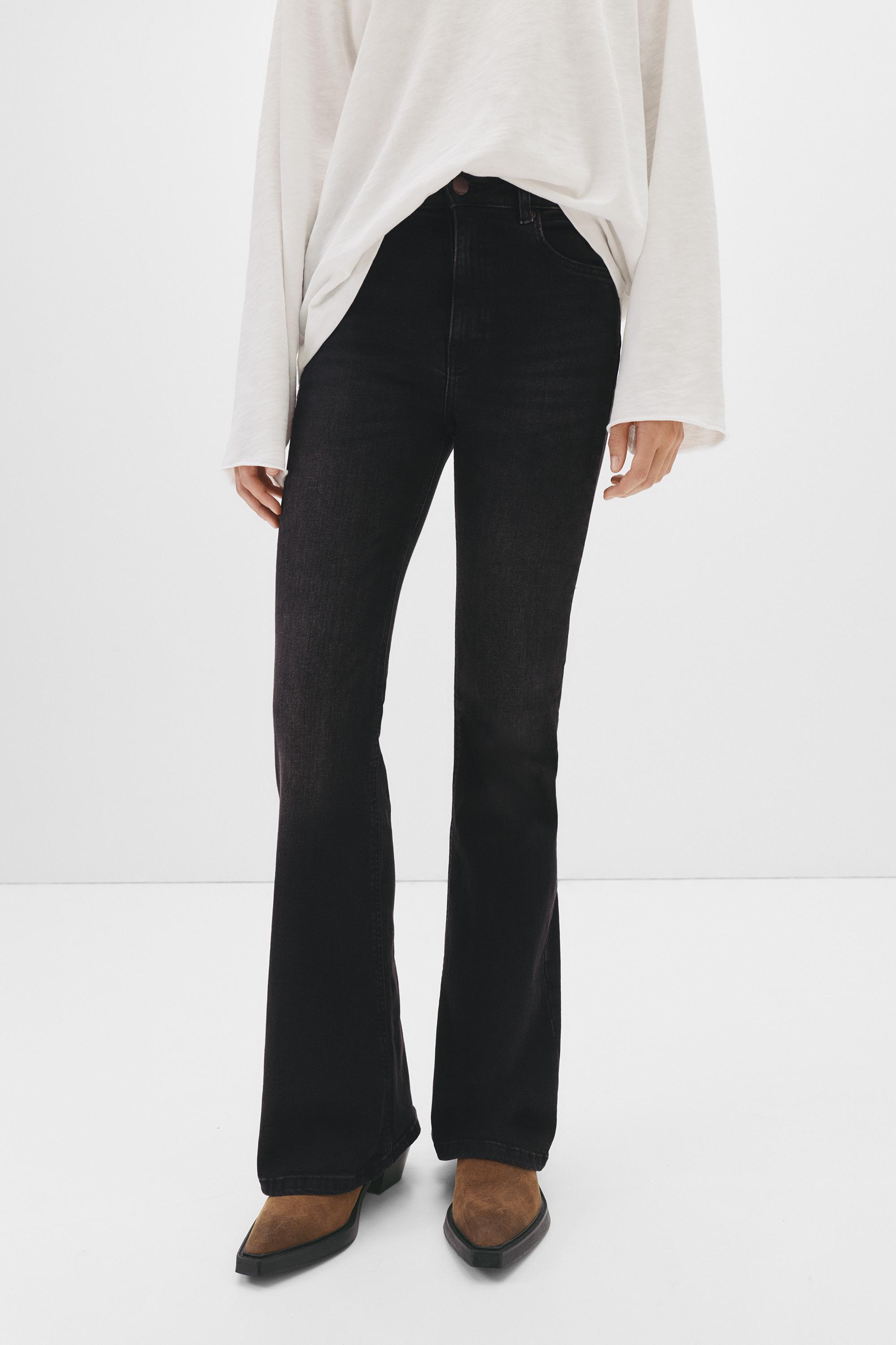 Yüksek bel çan paça jean - Görsel 21