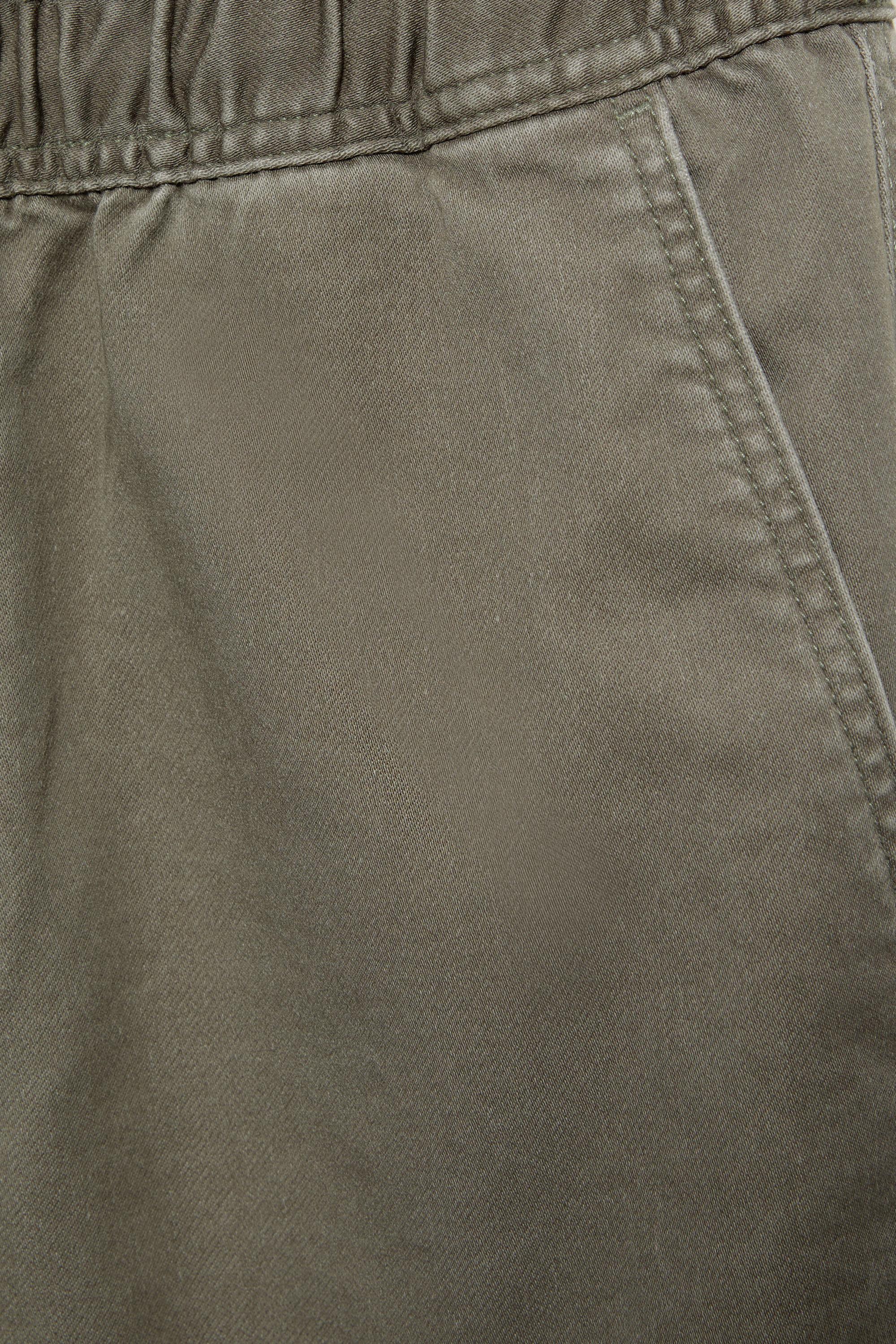 Regular fit jogging trousers — Dark khaki