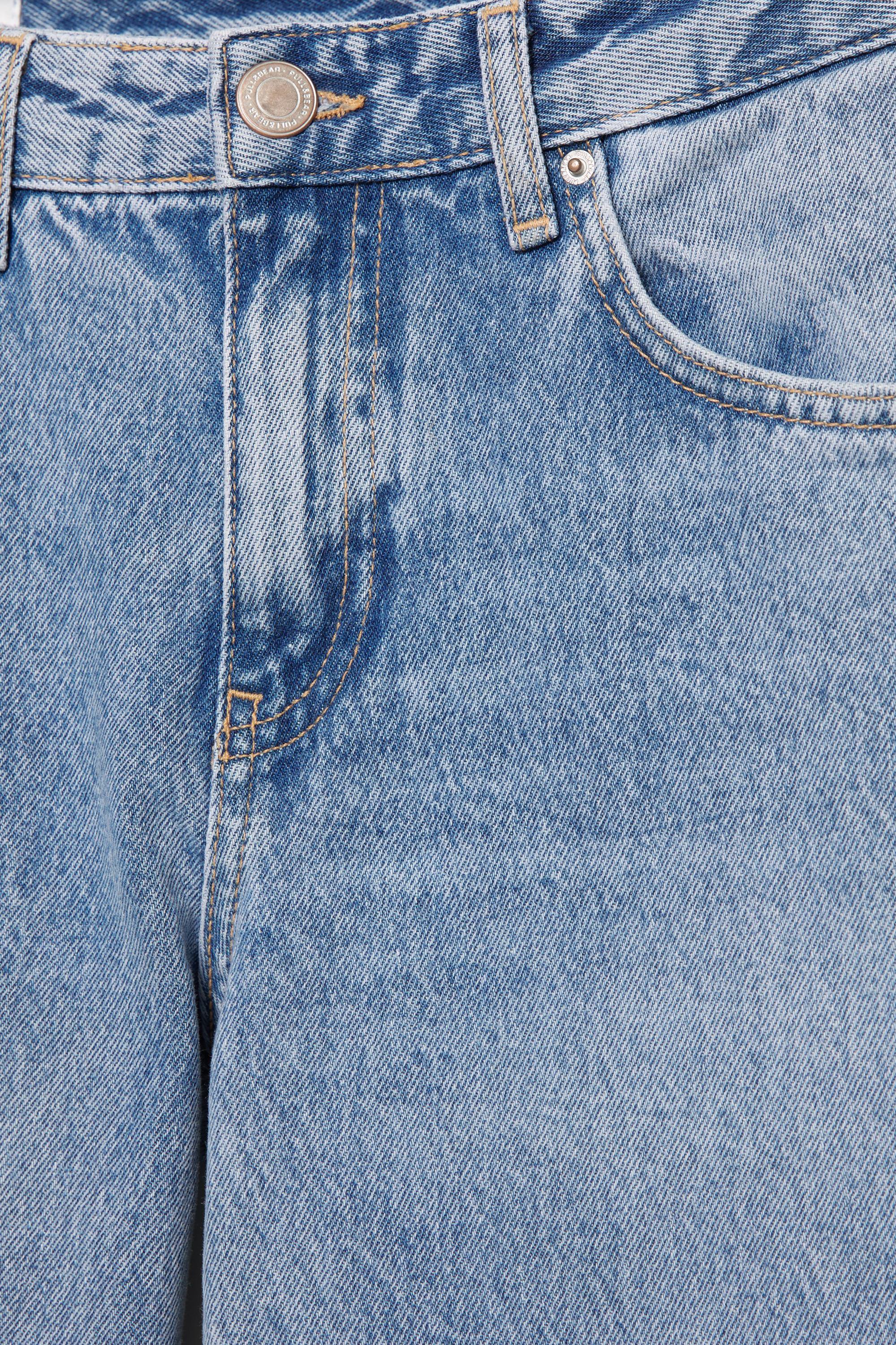 Düşük bel geniş paça jean