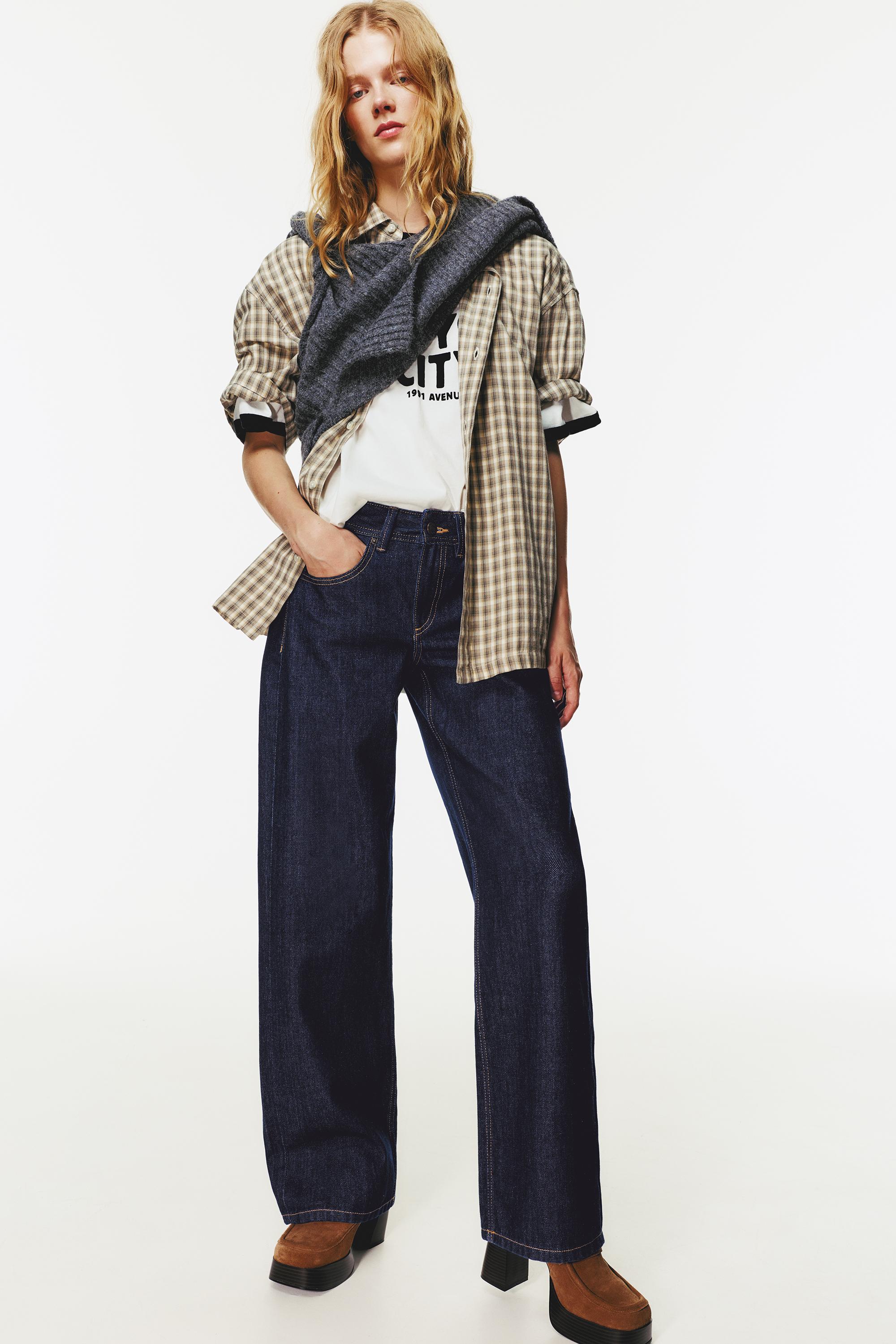 Düşük bel straight fit jean - Görsel 19