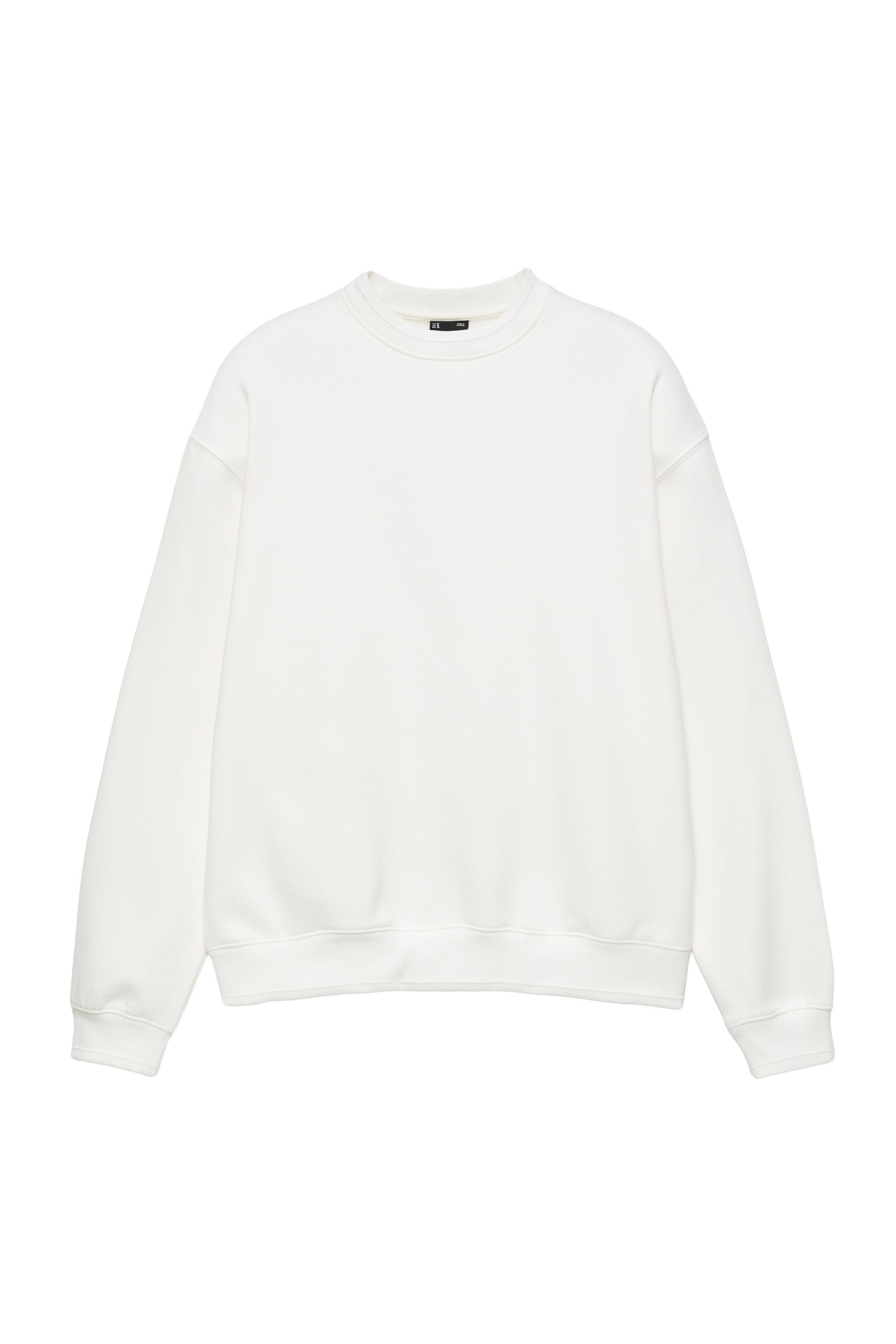 Pull&Bear Bisiklet yaka relaxed fit sweatshirt görsel 6