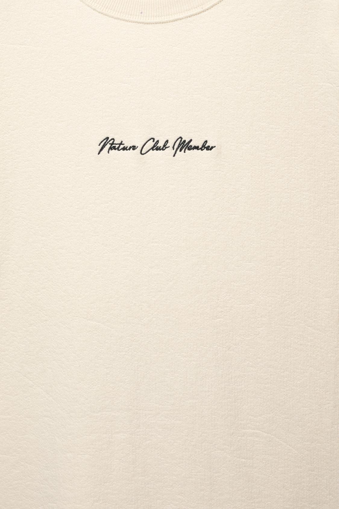 T-shirt texturé imprimé fleur pull&bear - Main Image