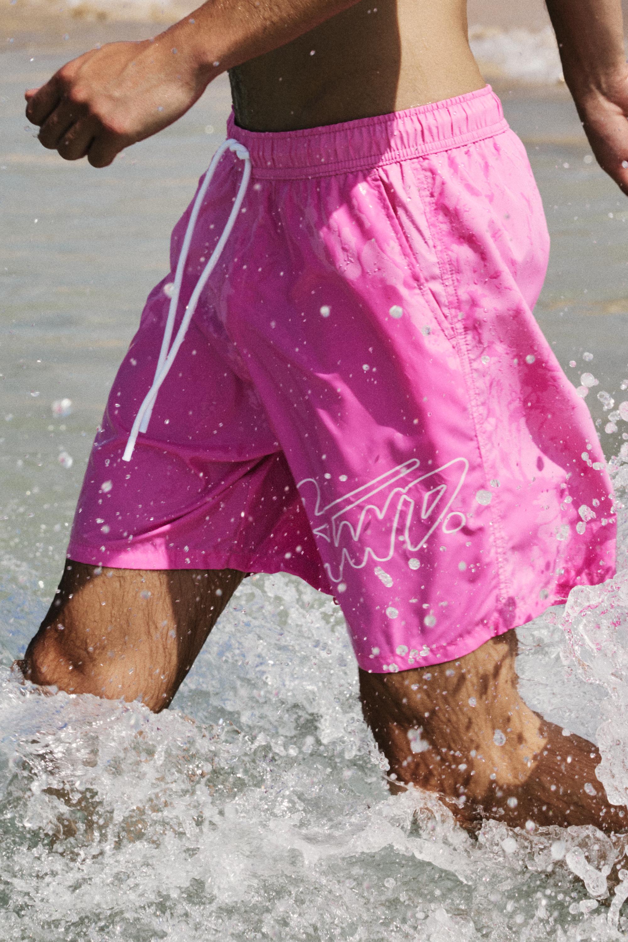 STWD board shorts — Pink