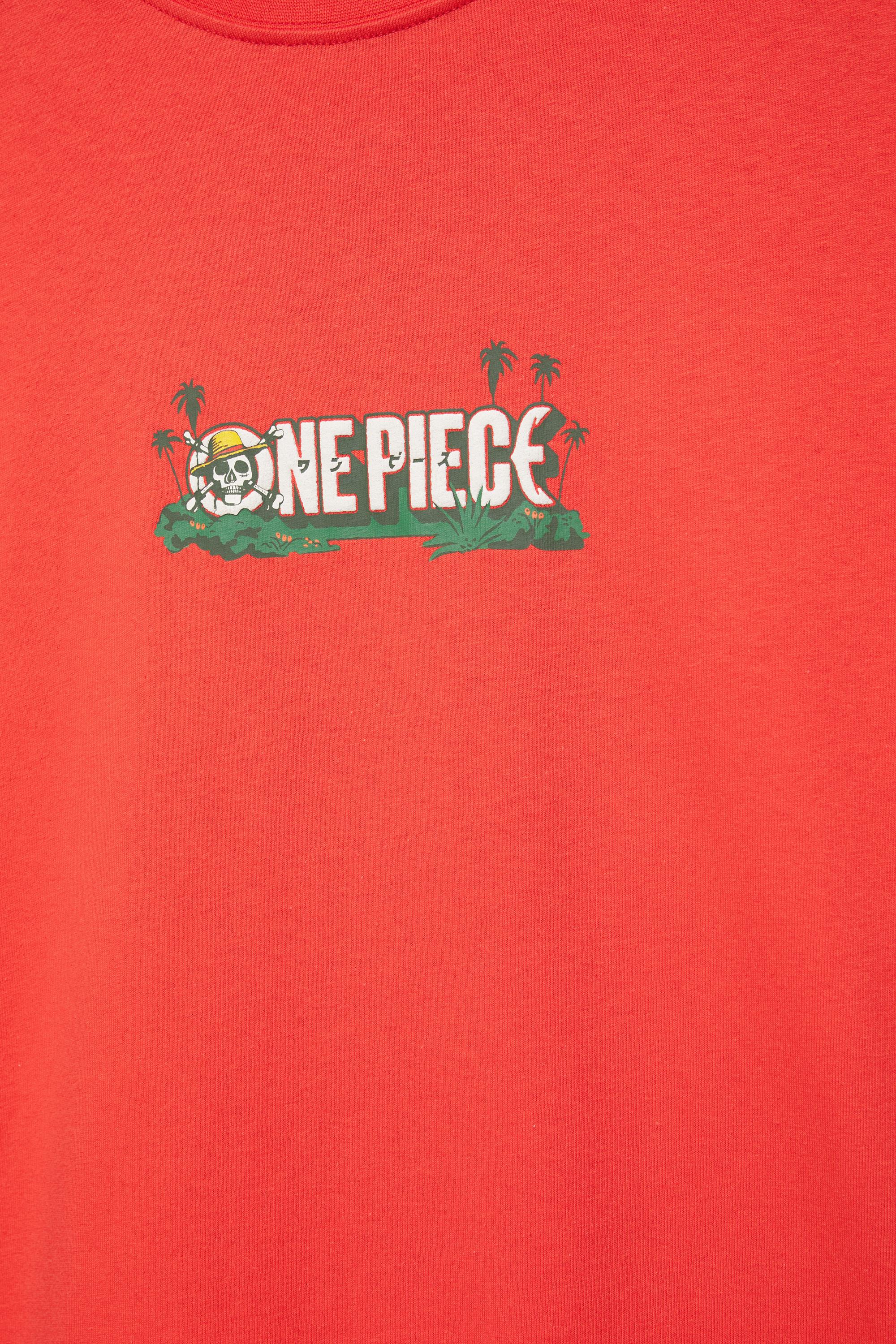 One Piece relaxed fit T-shirt — Reddish