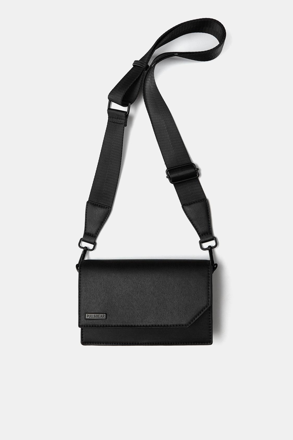 Messenger bag with flap - pull&bear