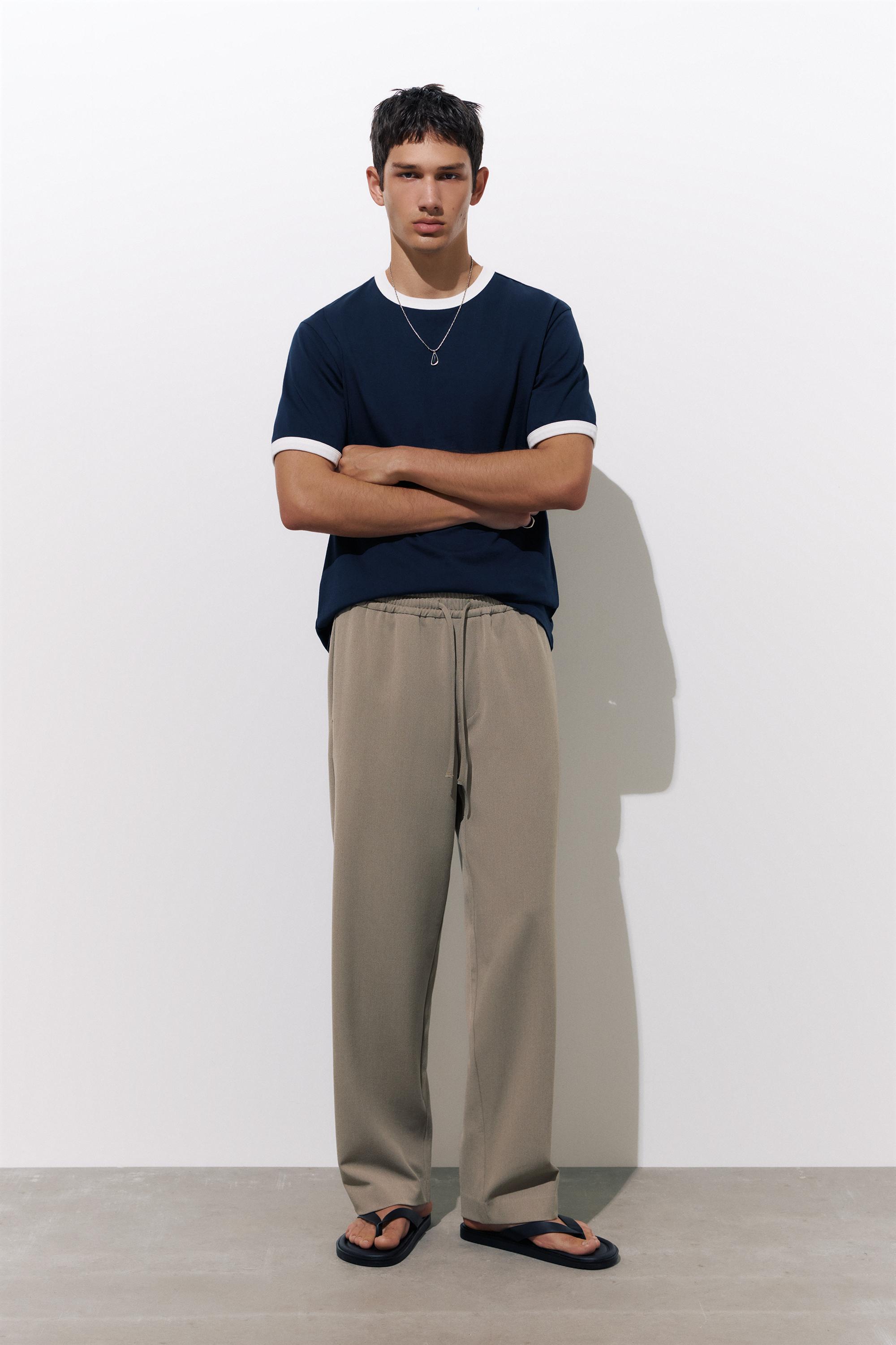 Tailored fit joggers — Taupe