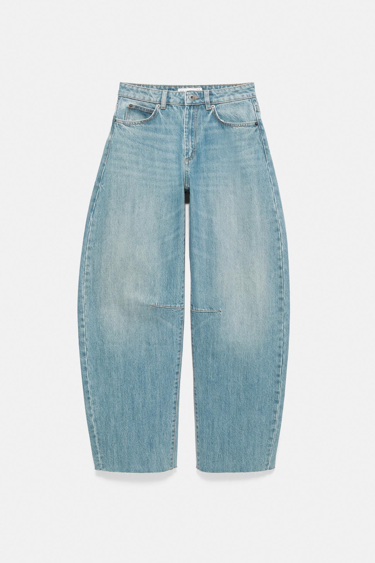 Balloon jeans — Greenish blue