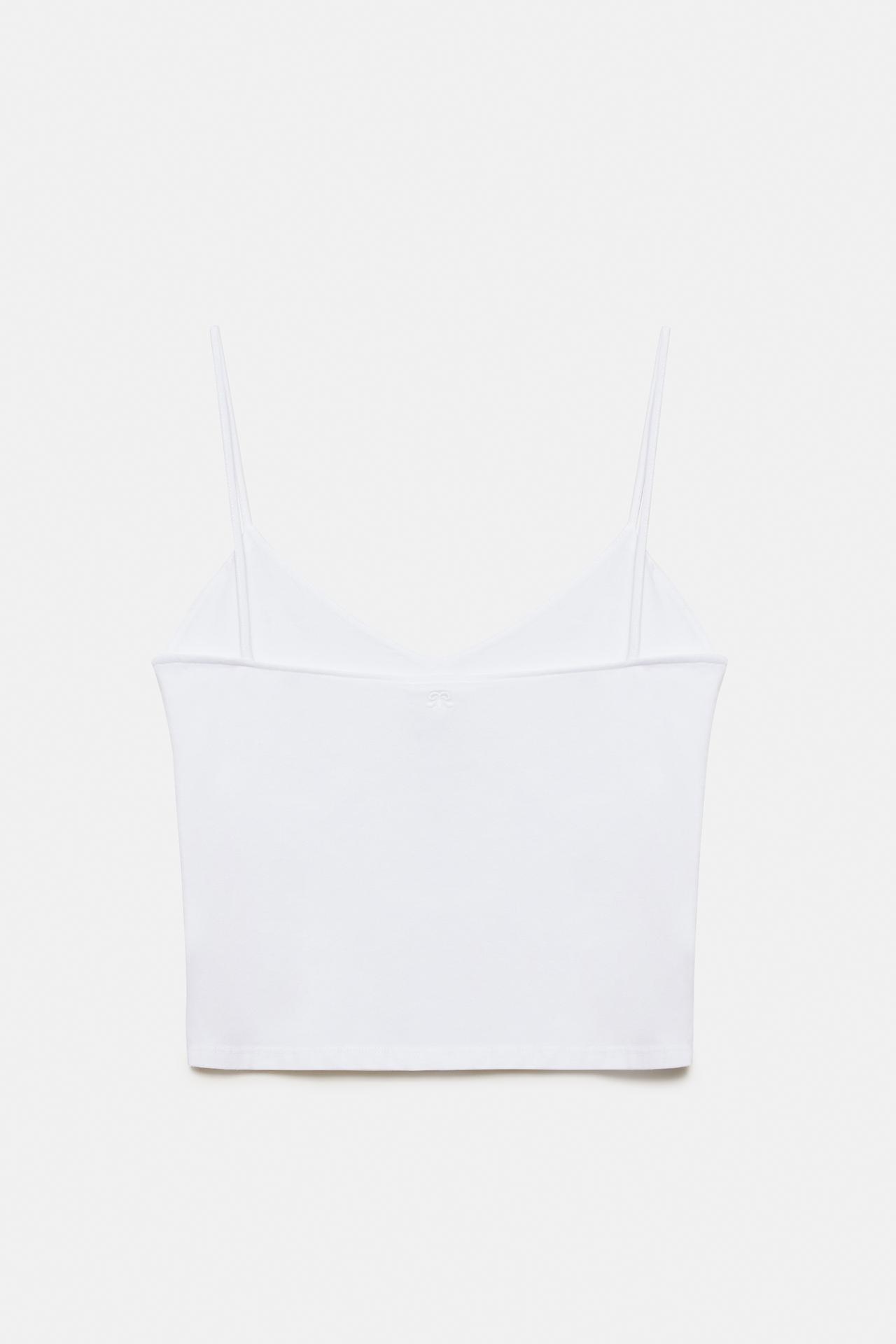 Fine-strap top — Ice