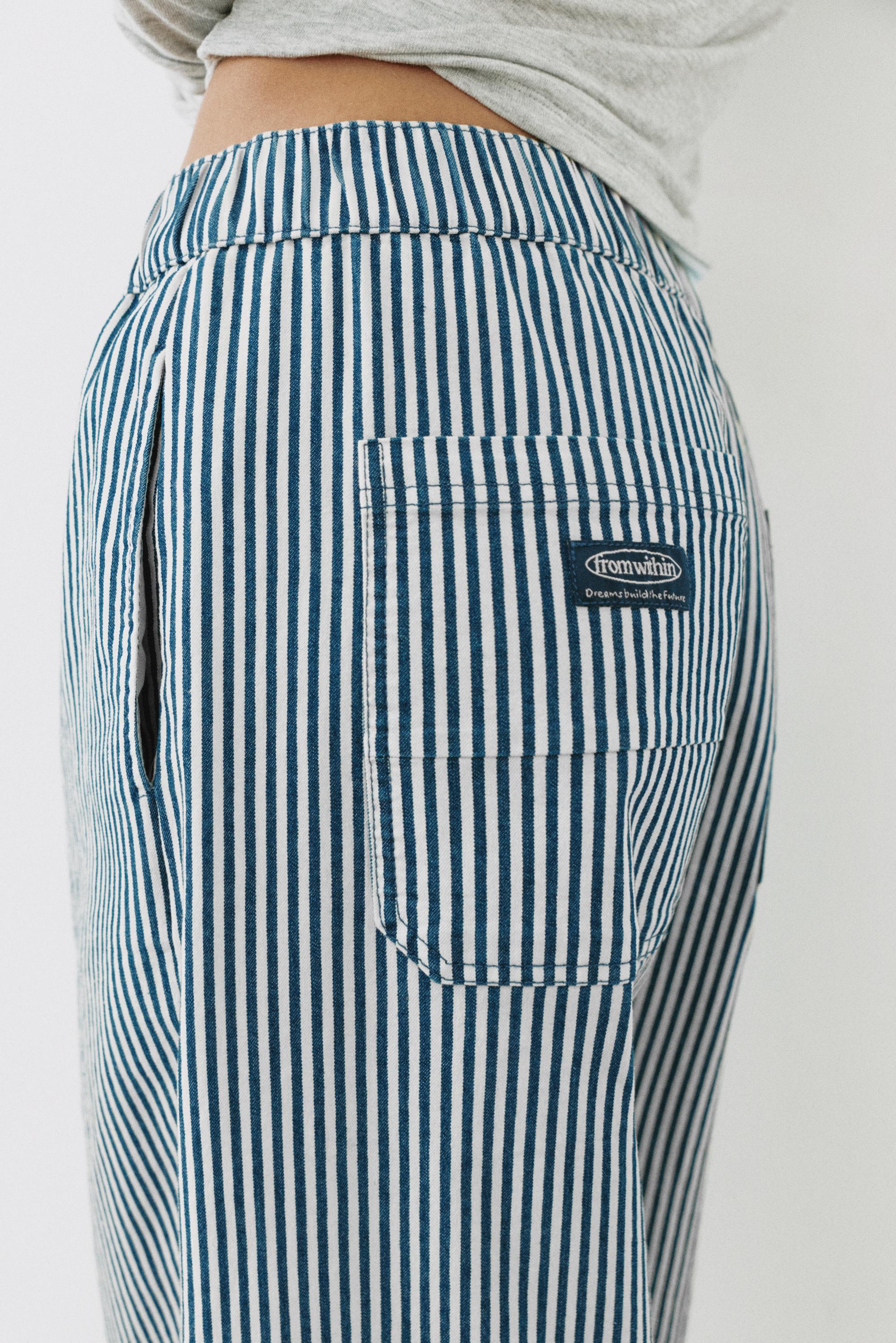 Barrel trousers — Navy