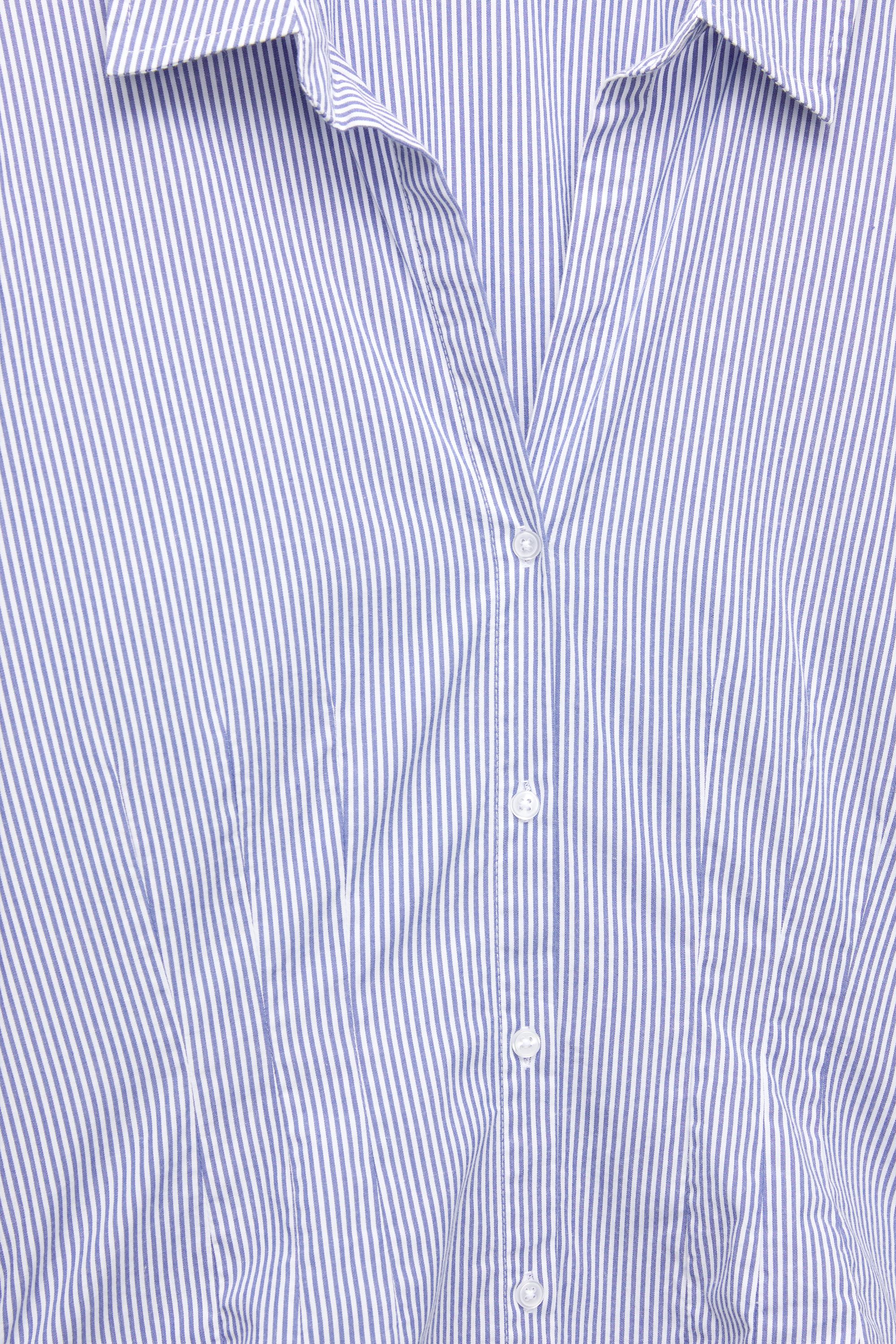 Poplin yırtmaçlı dar kesim gömlek - Görsel 76