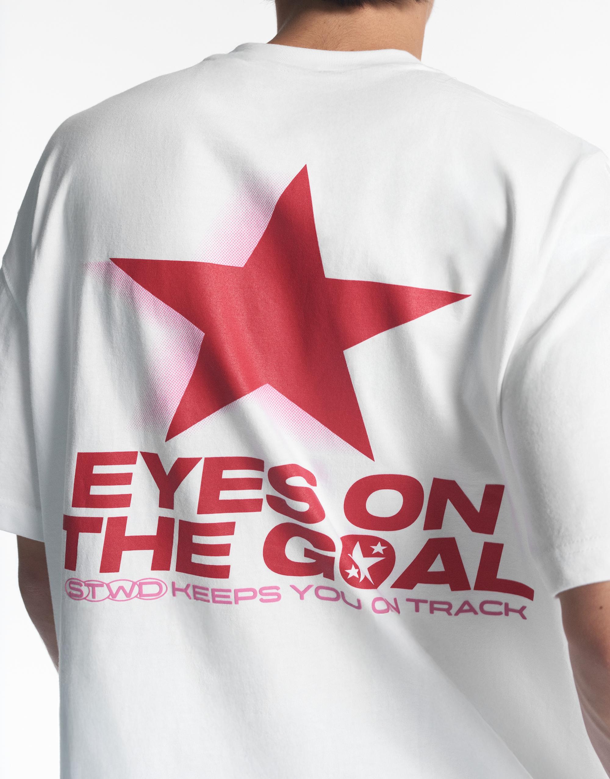 STWD red star T-shirt — White