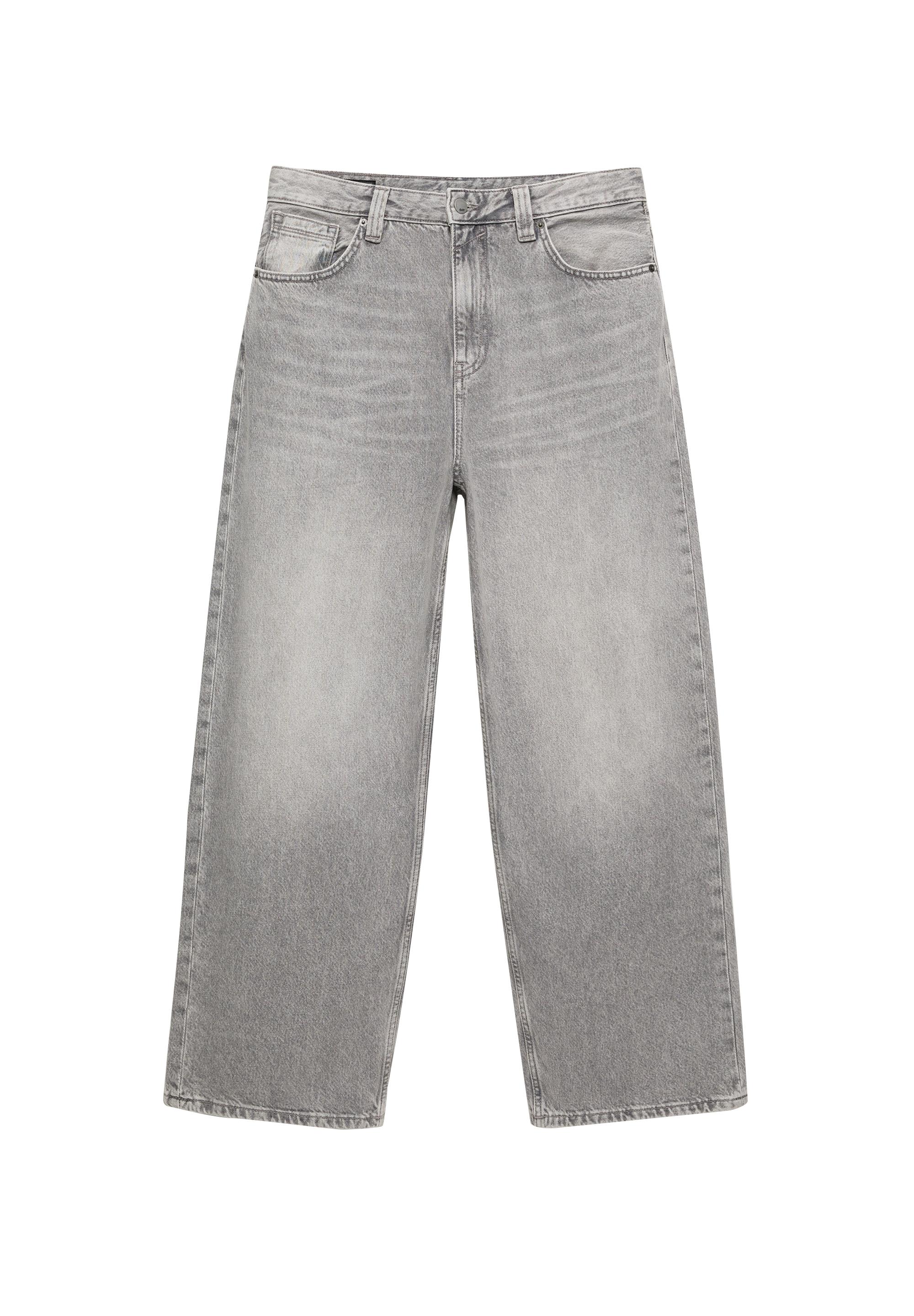Relaxed baggy jeans — Pale grey