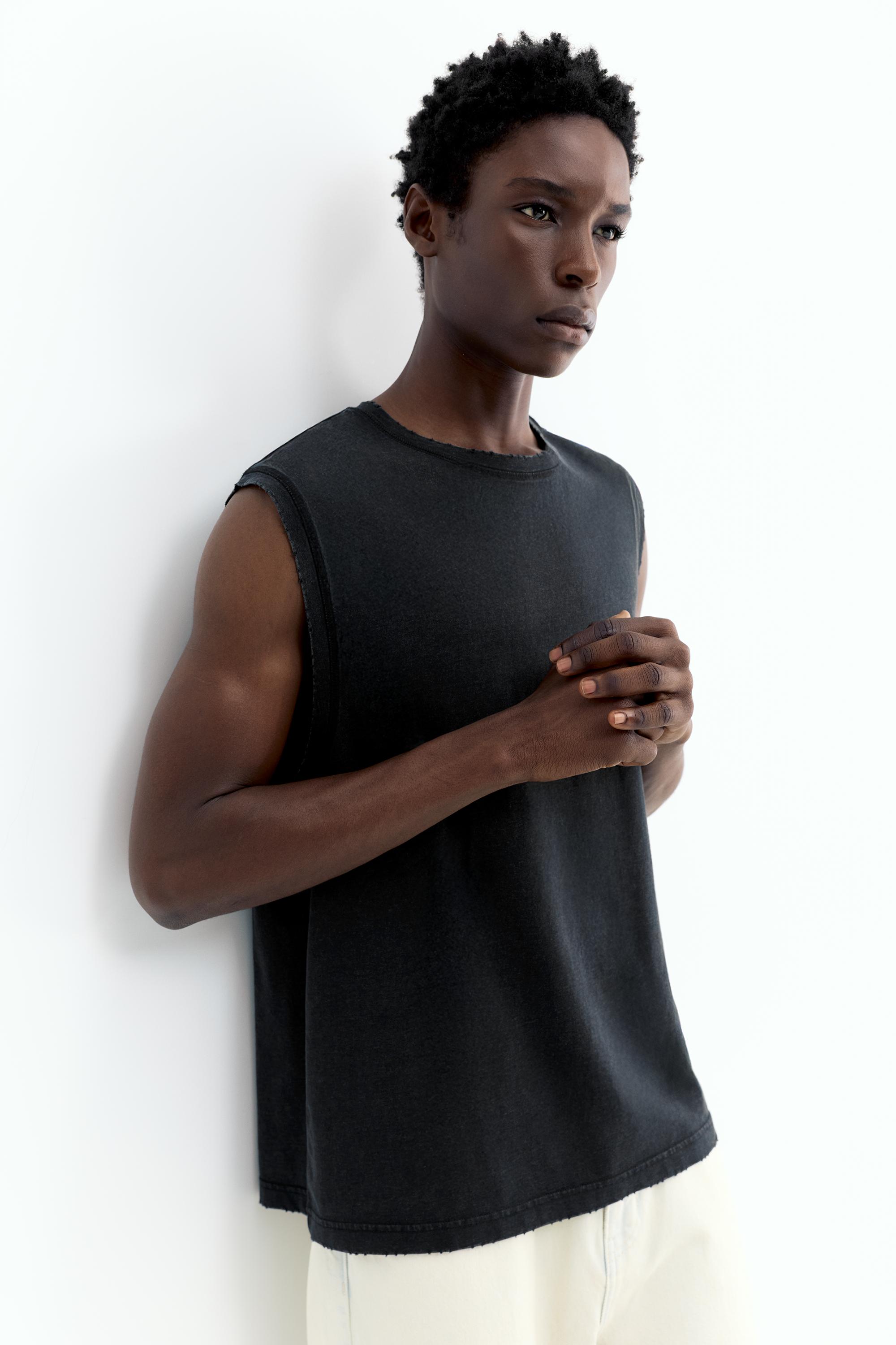 Strappy top — Black