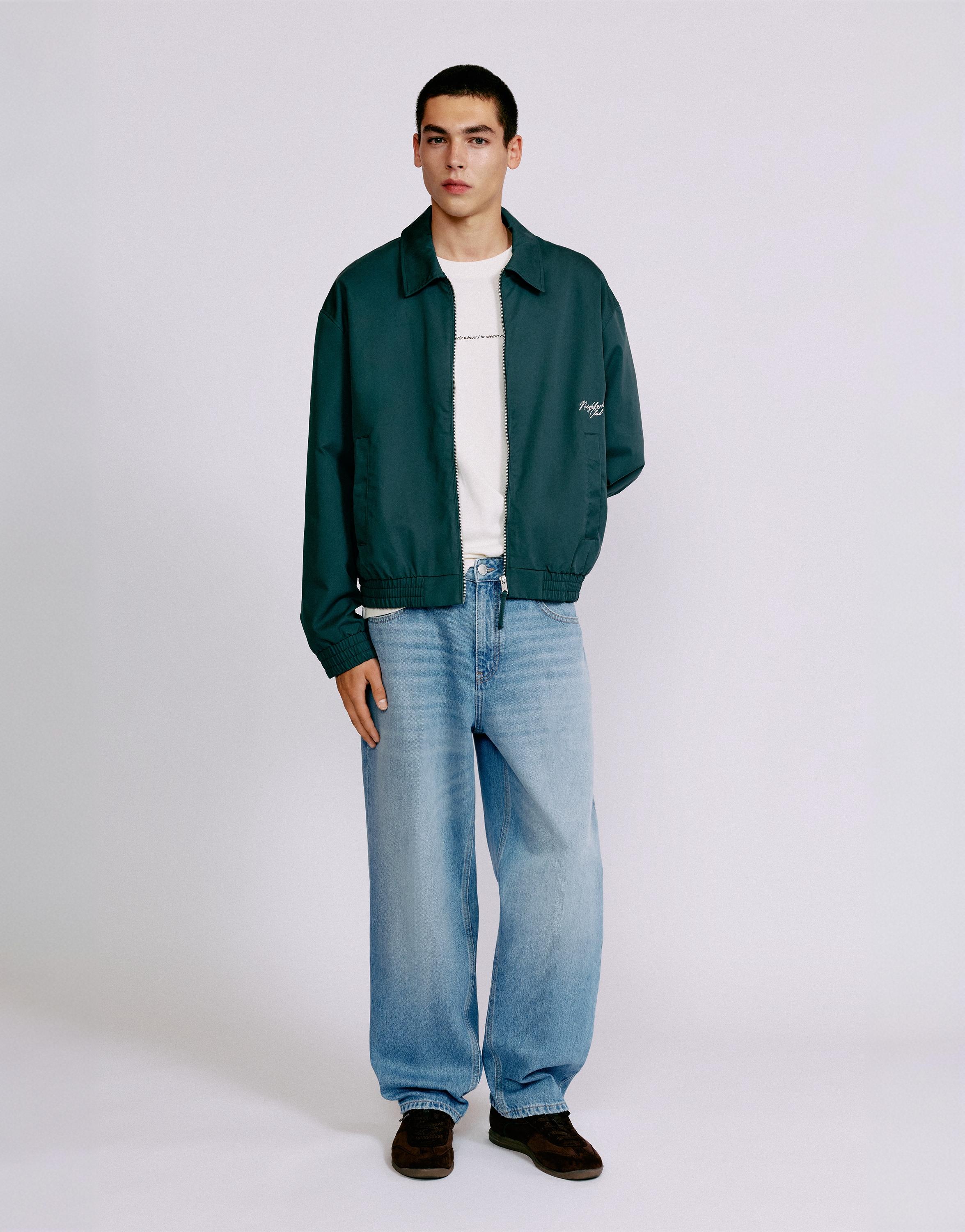 Relaxed baggy jeans — Medium blue