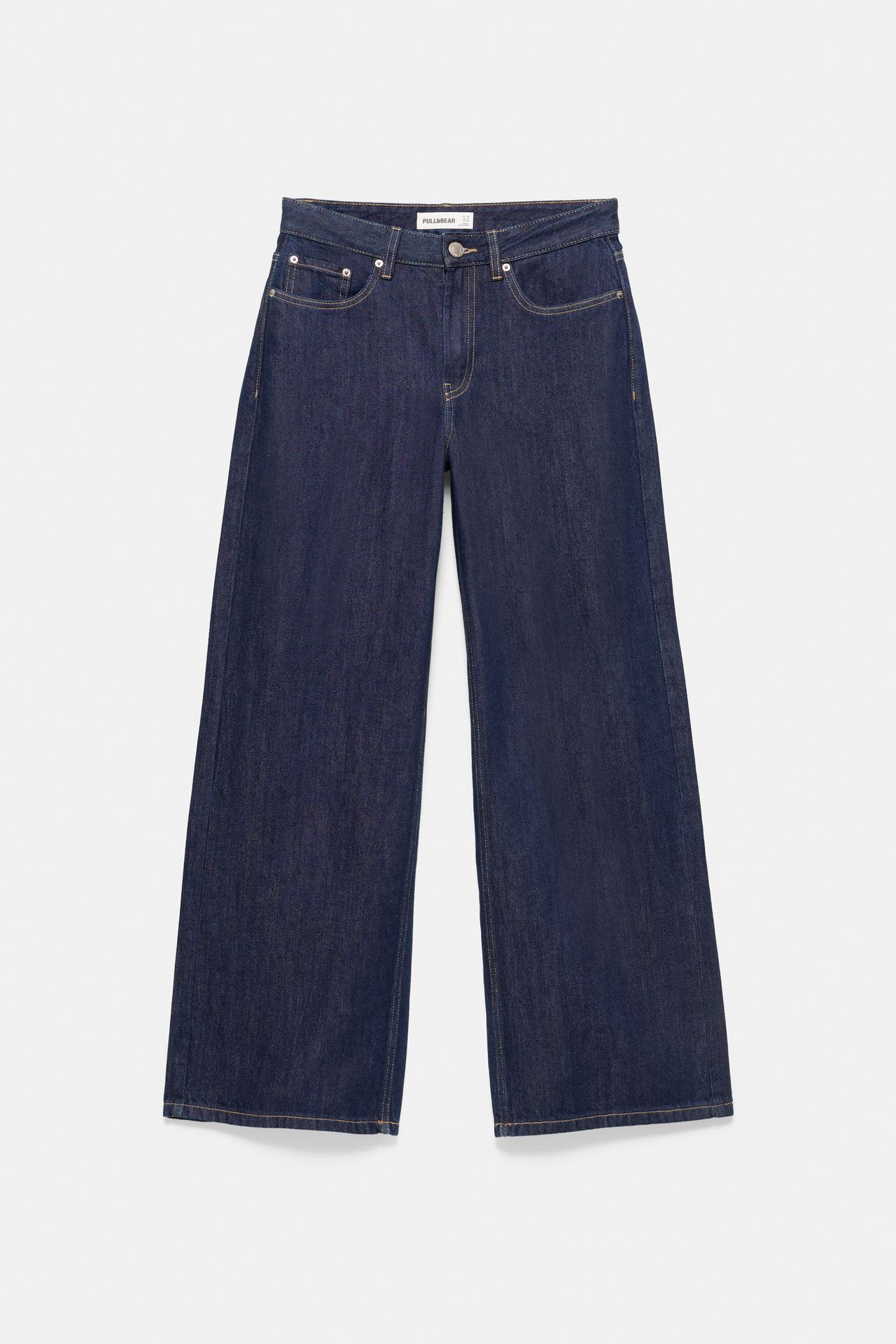 Low-rise baggy jeans — Ink blue