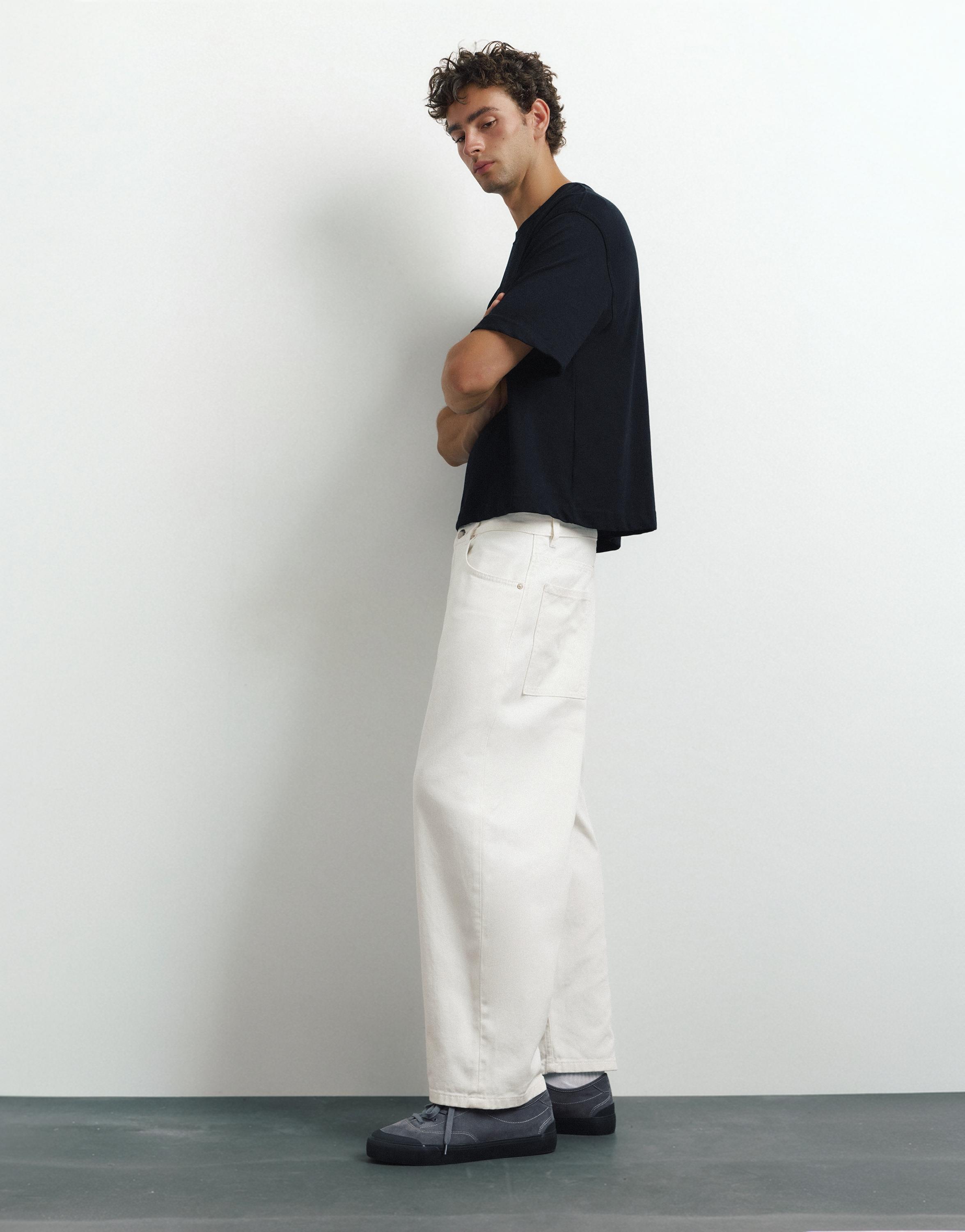 Tapered jeans — White