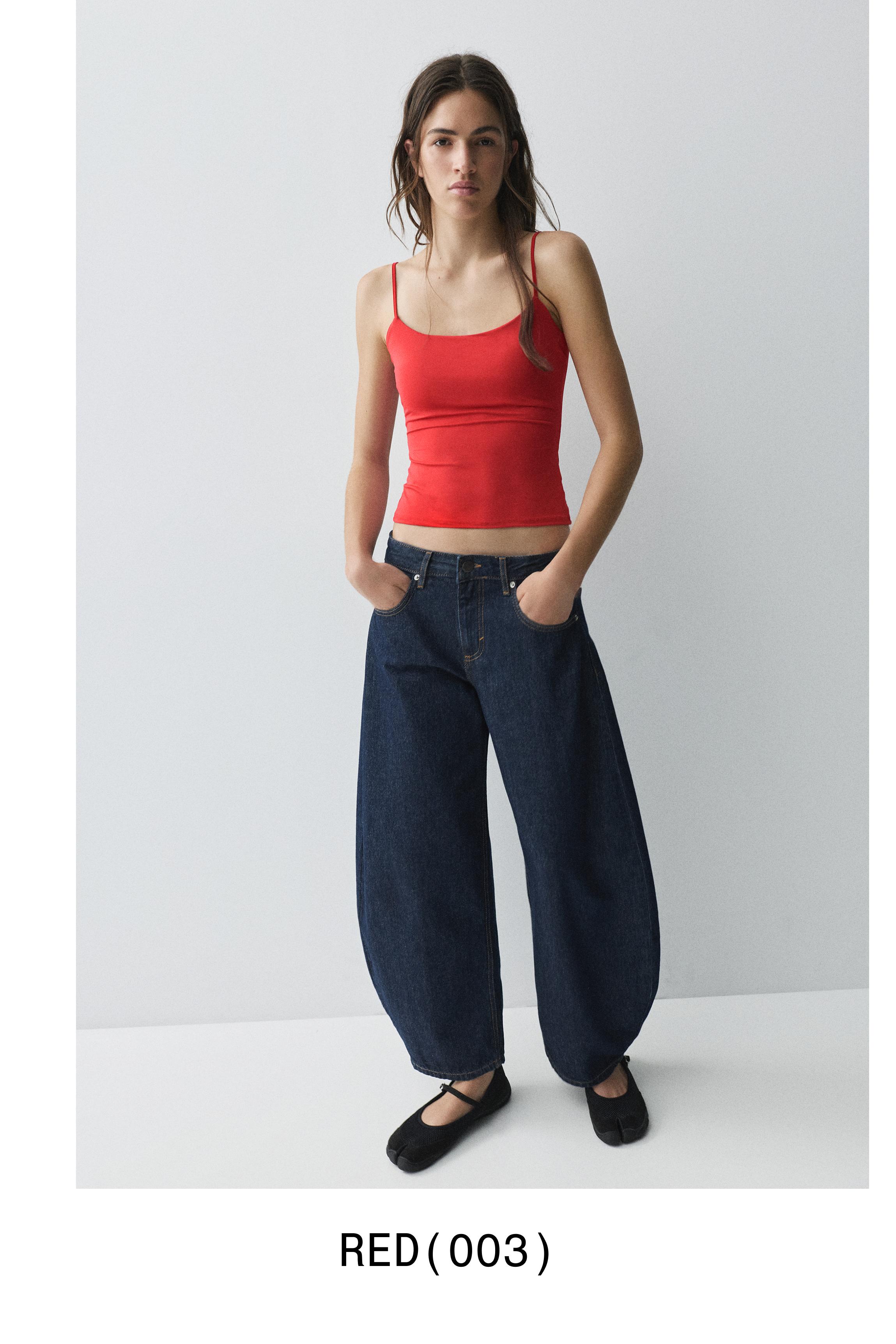 Basic top with adjustable straps — Red
