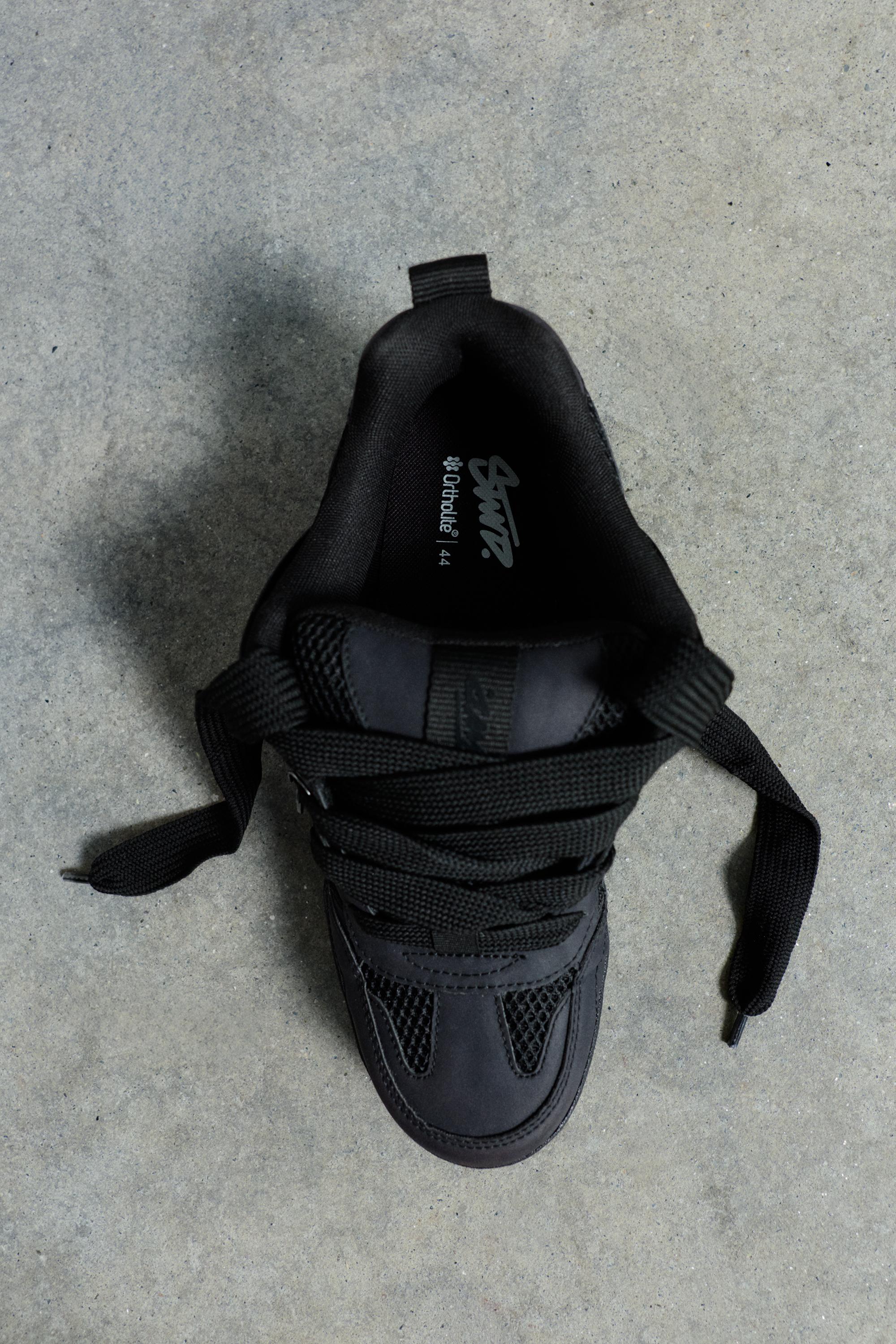 STWD embellished skate trainers — Black