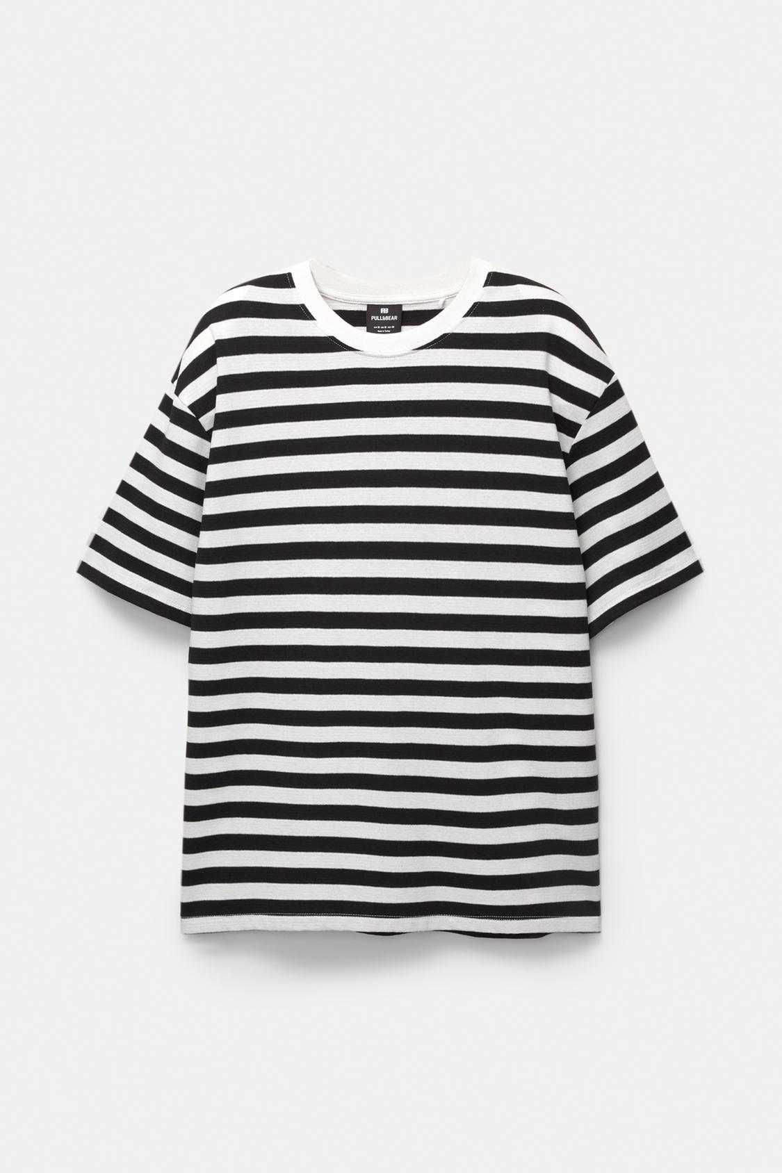 T Shirt Camiseta Rayas Pull And Bear Camiseta Rayas Camisetas