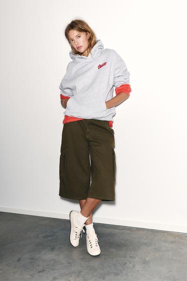 STWD hooded sweatshirt — Grey marl 1