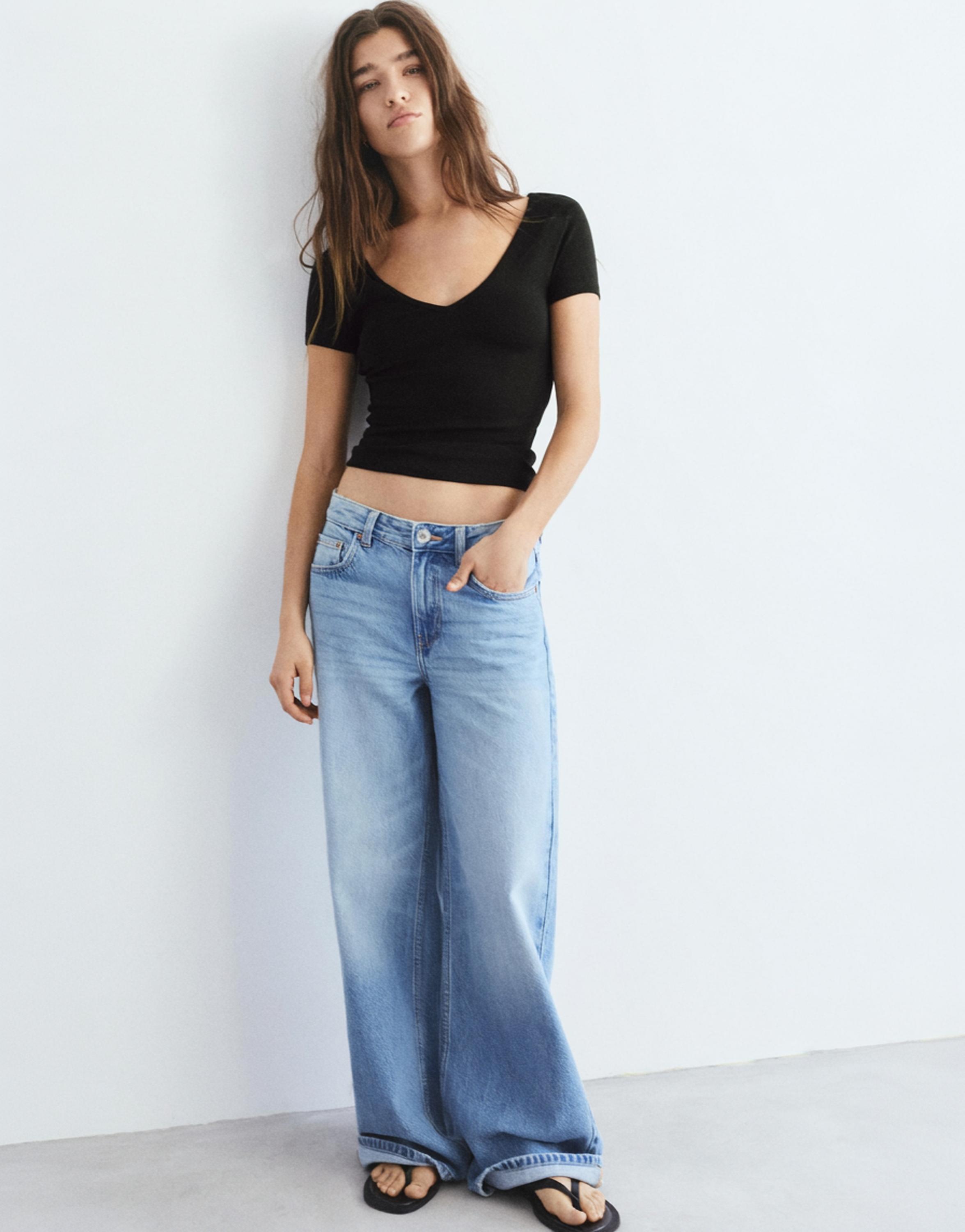 V yaka t-shirt - Görsel 79