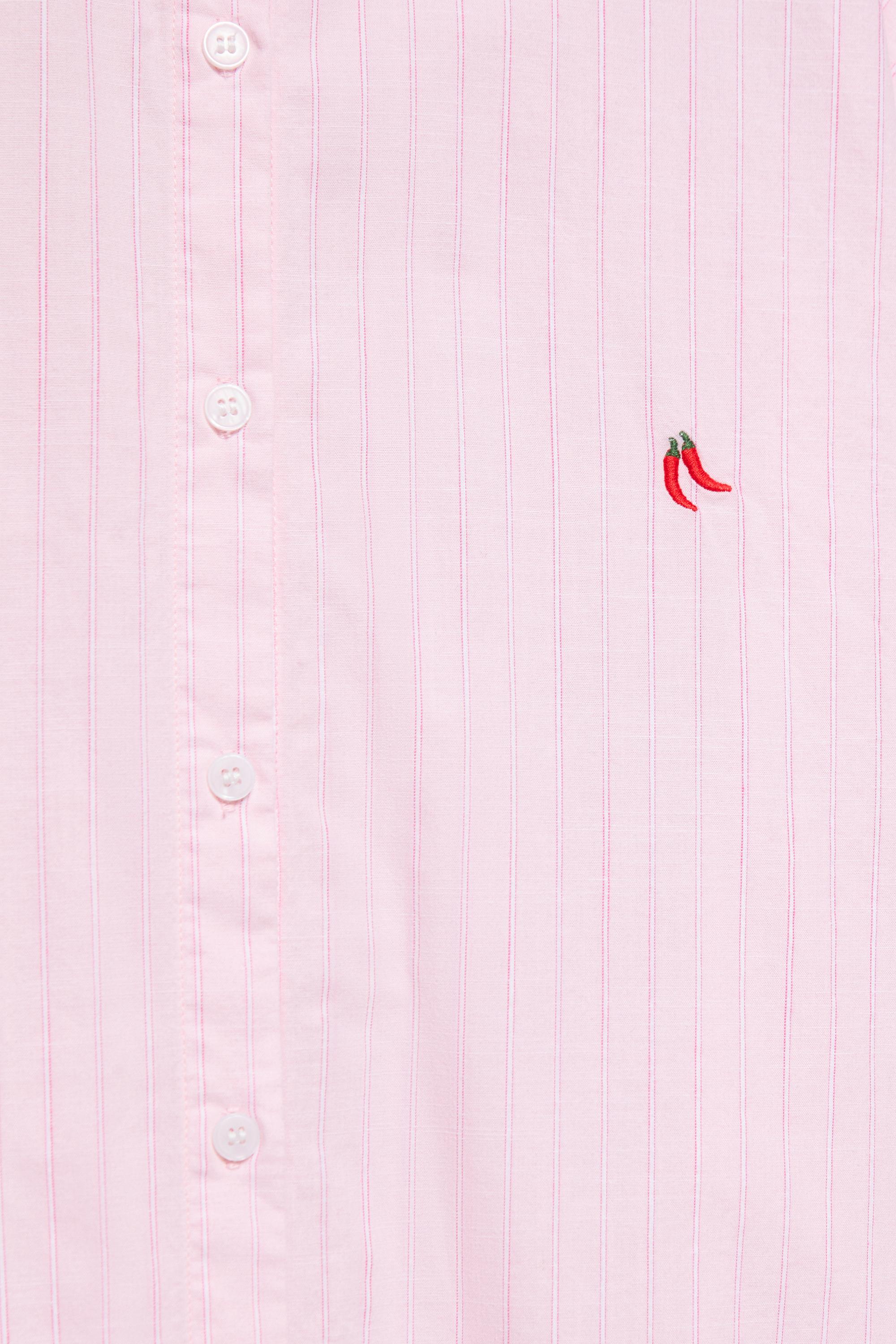 Çizgili biberli gömlek - Görsel 8