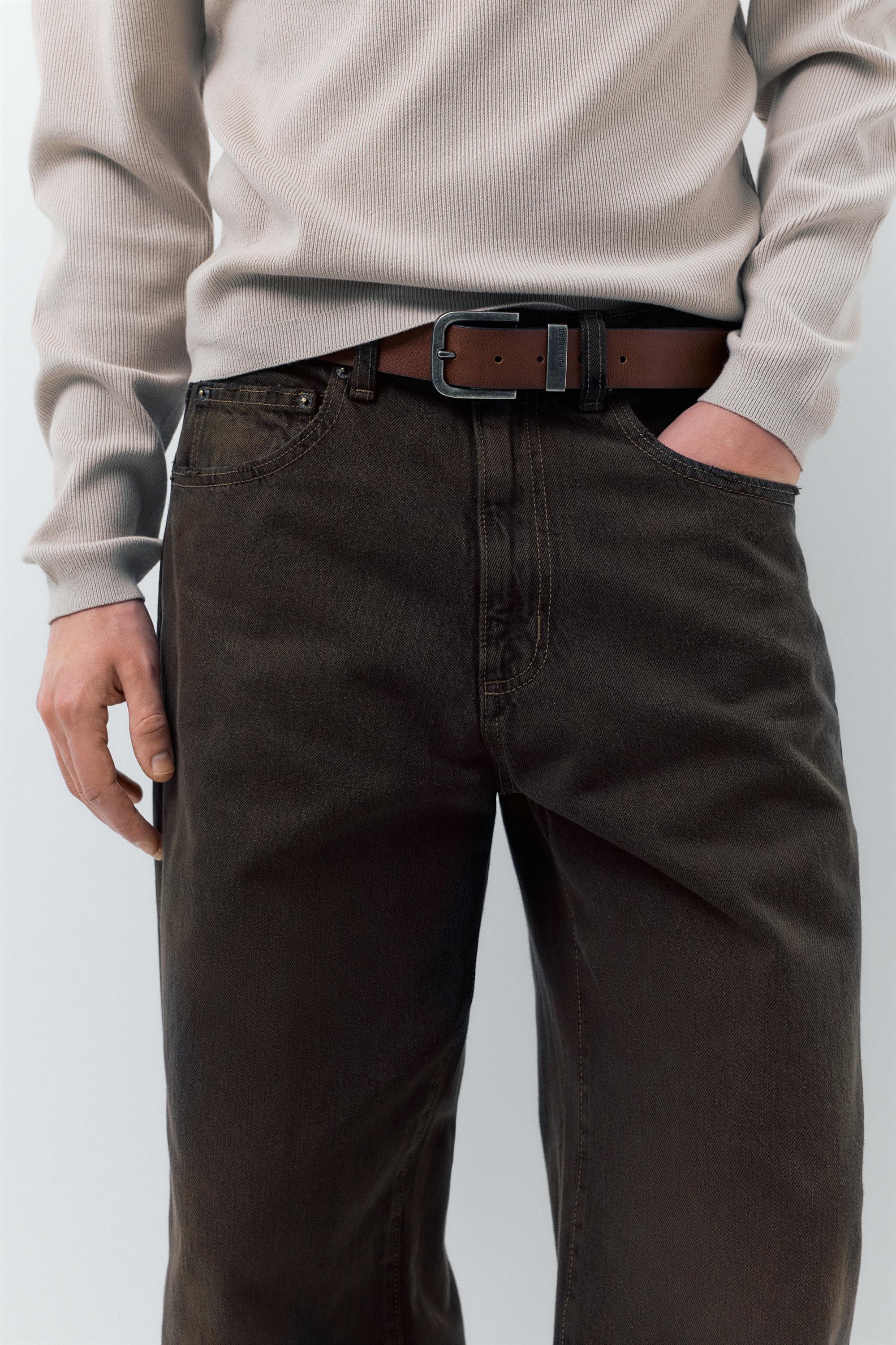 Wide-leg jeans — Rust
