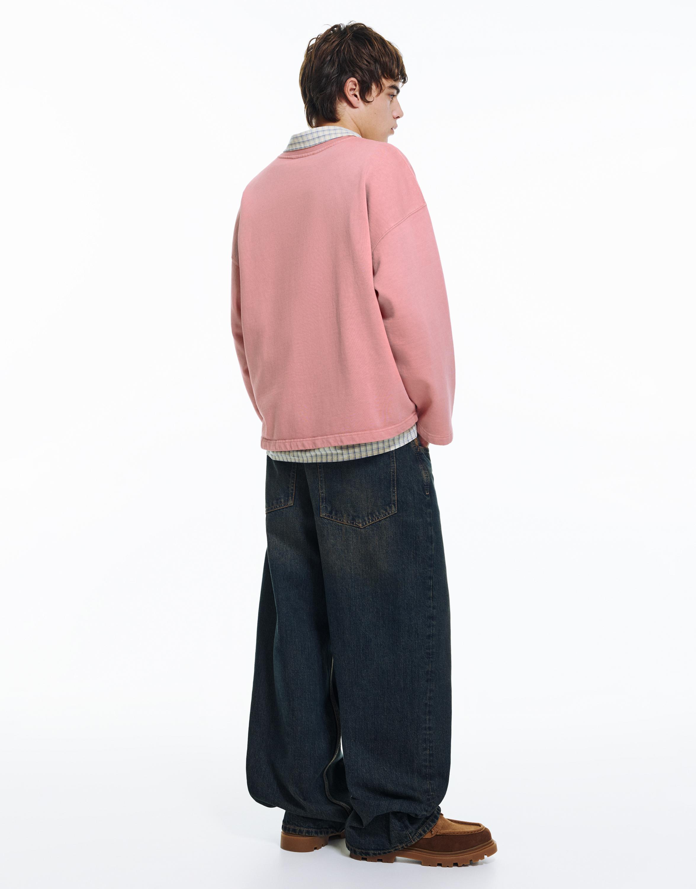 Pink label sweatshirt — Pink