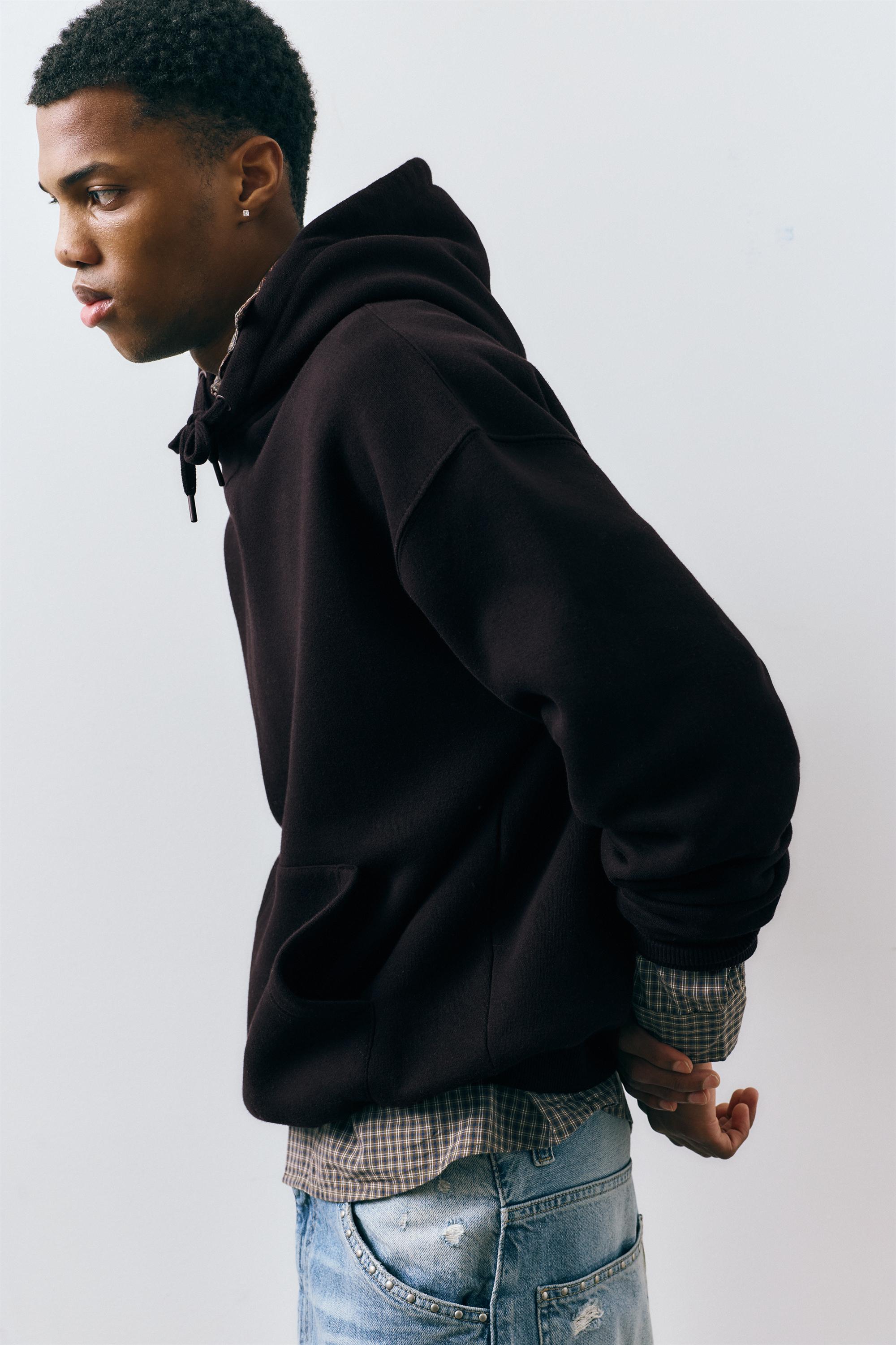 Basic kapüşonlu sweatshirt - Görsel 124