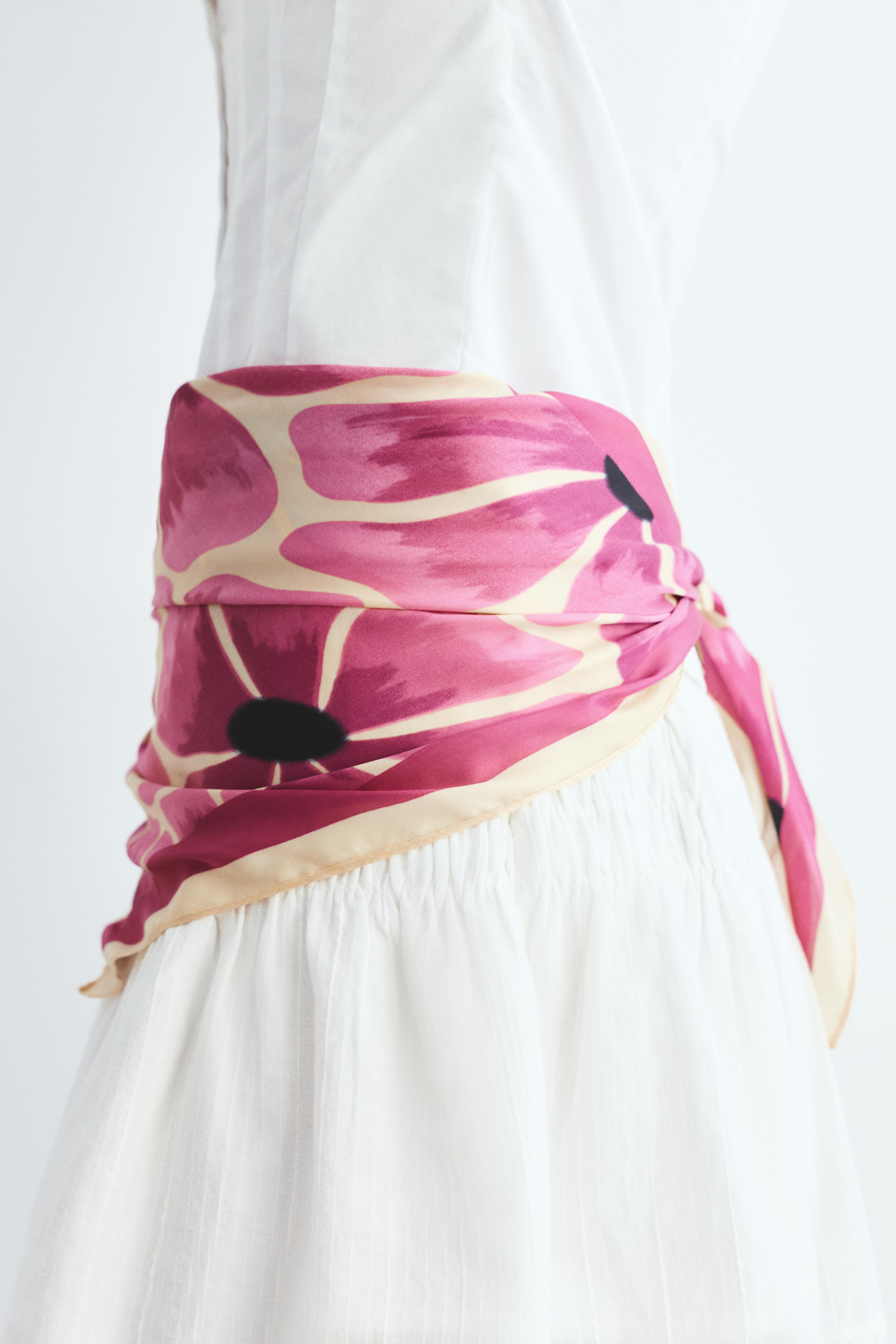 Çiçekli Bandana - Görsel 8