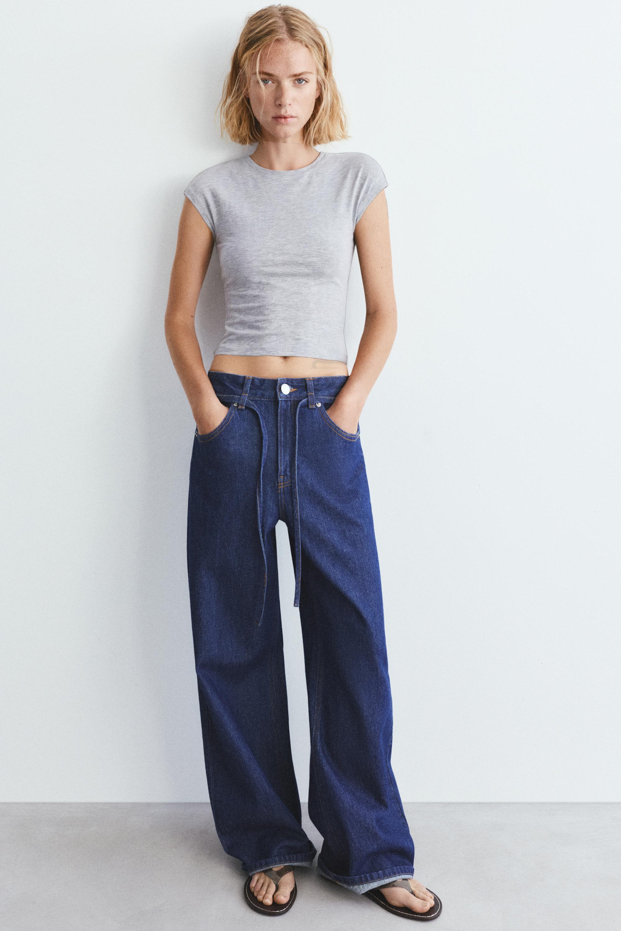 Fitted short sleeve T-shirt — Grey marl