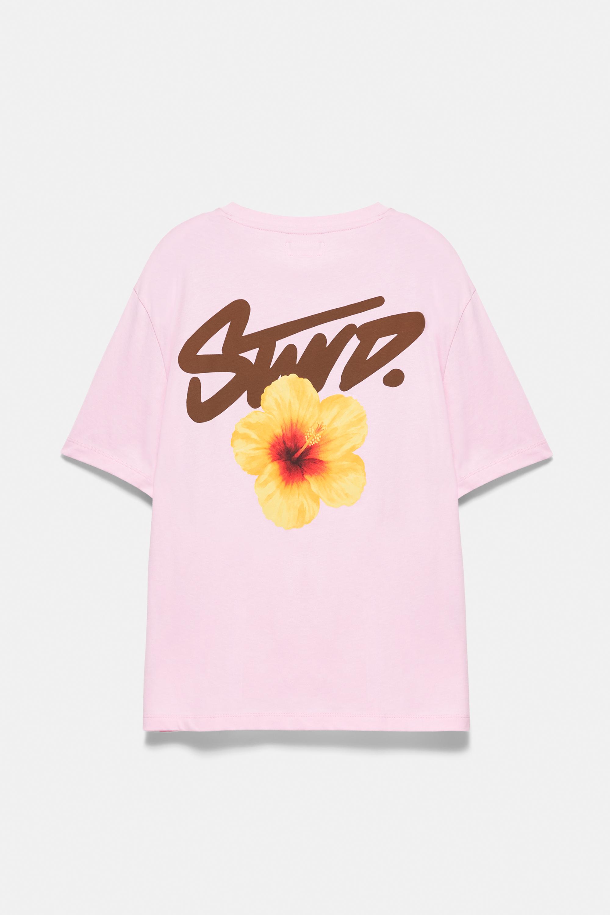 STWD flower T-shirt — Pink
