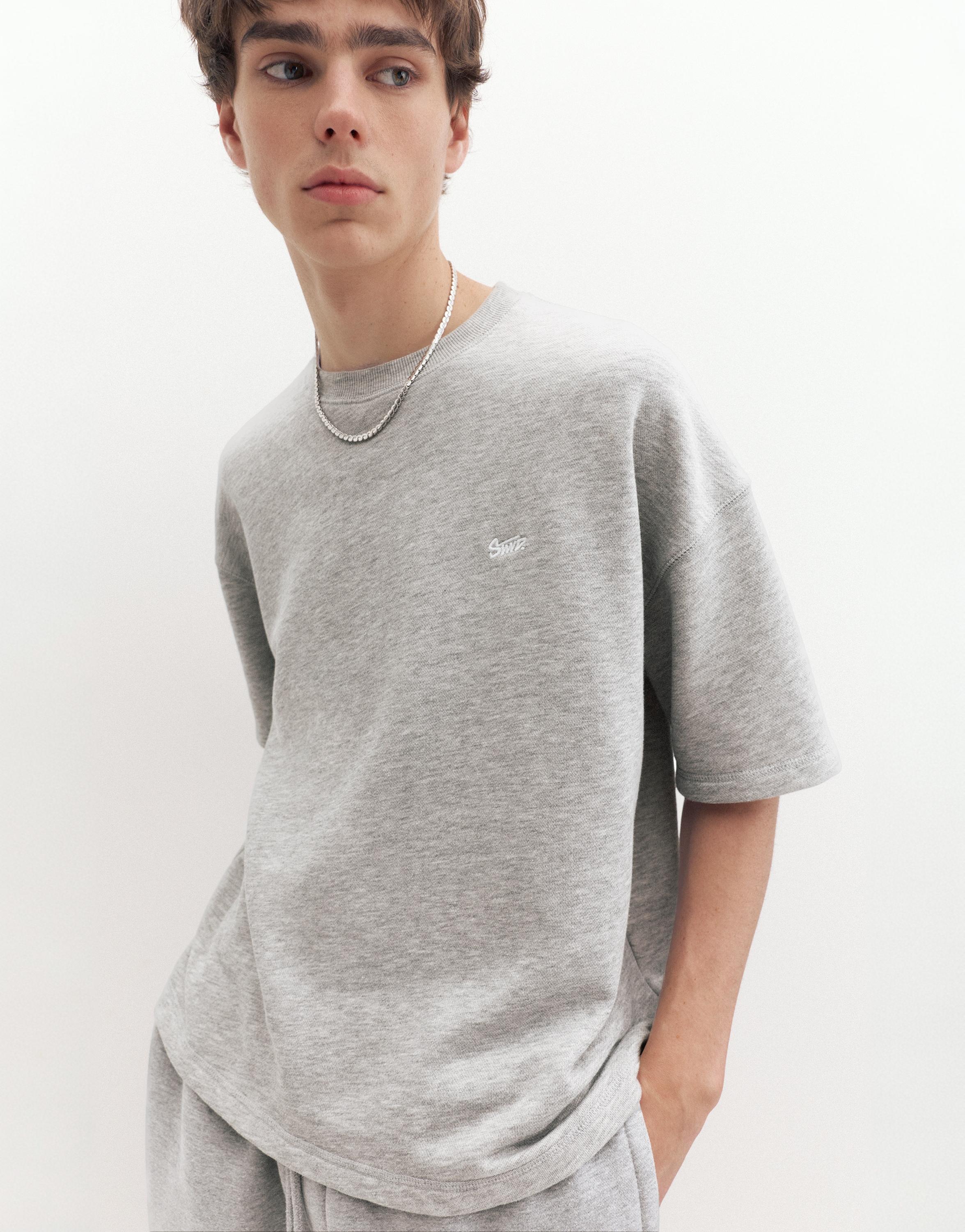 Short sleeve STWD sweatshirt — Greyish