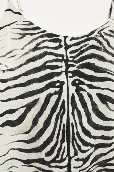 Zebra print midi dress — Ice 7