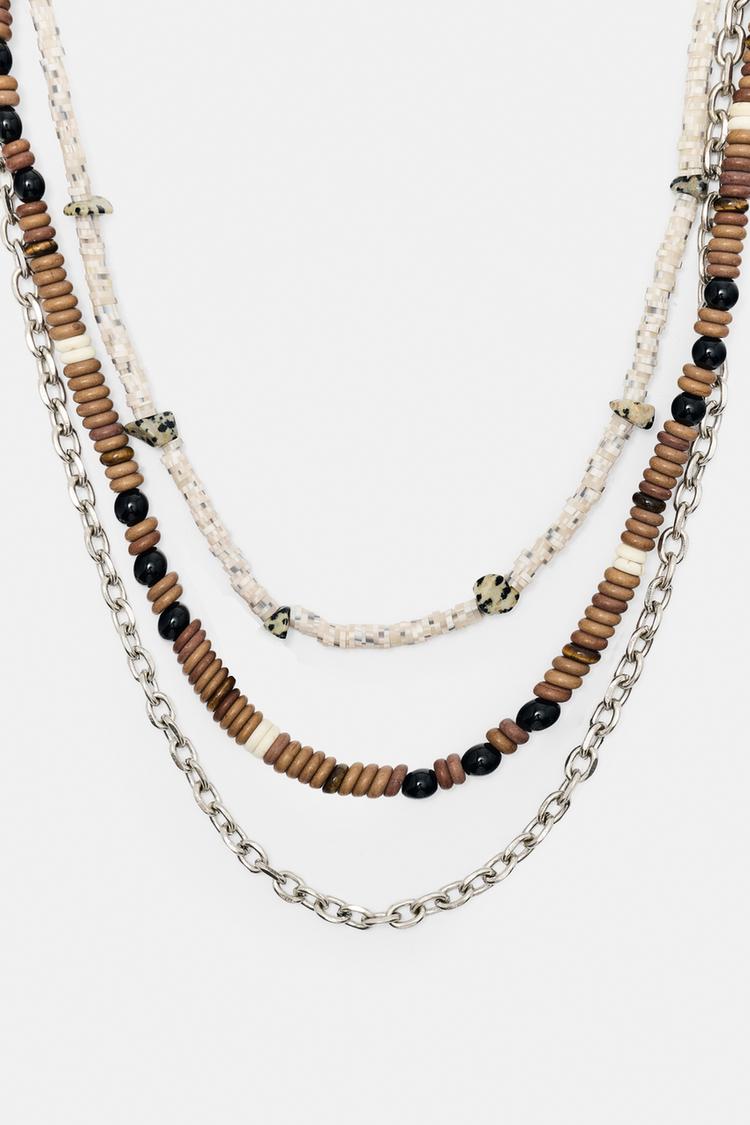 3-pack of beaded necklaces — Others