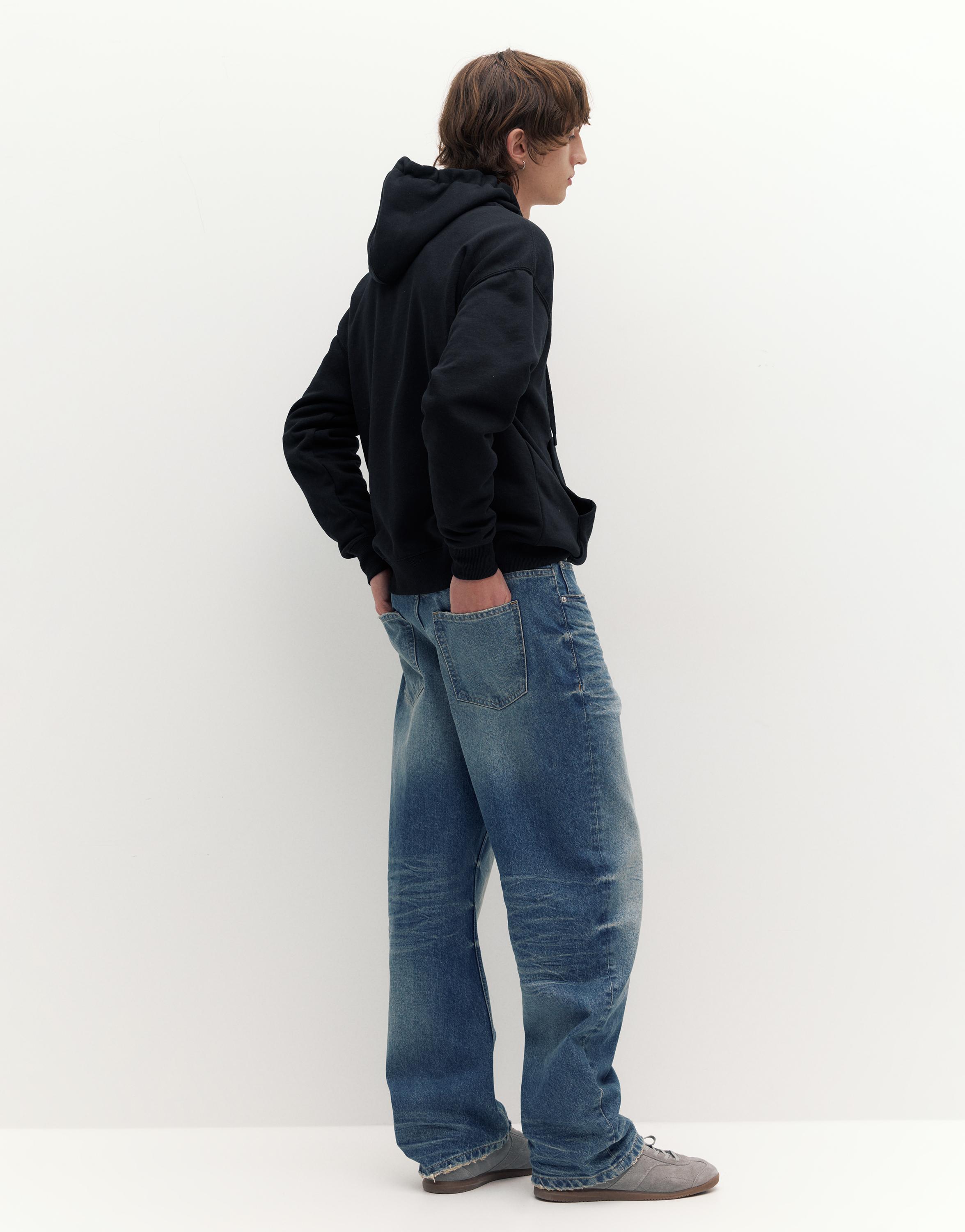 Basic kapüşonlu fermuarlı sweatshirt - Görsel 28