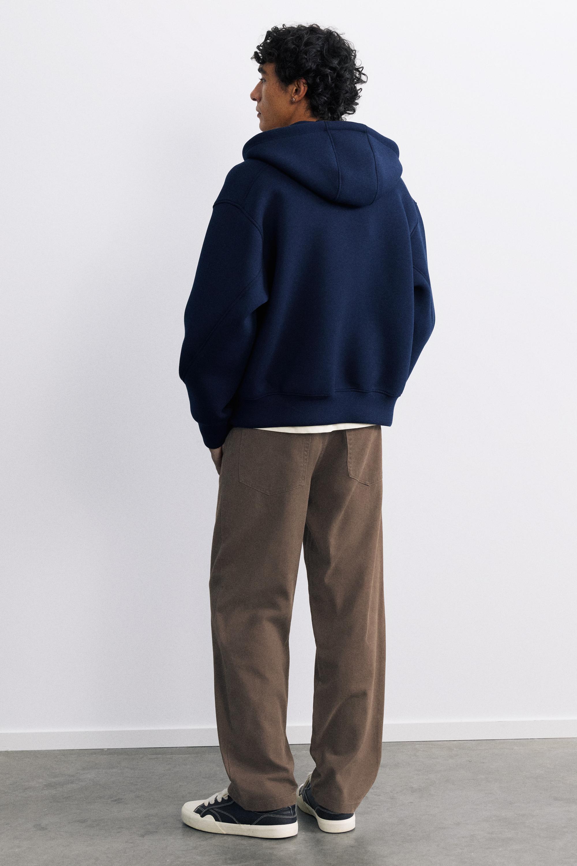 Straight-leg trousers — Brown