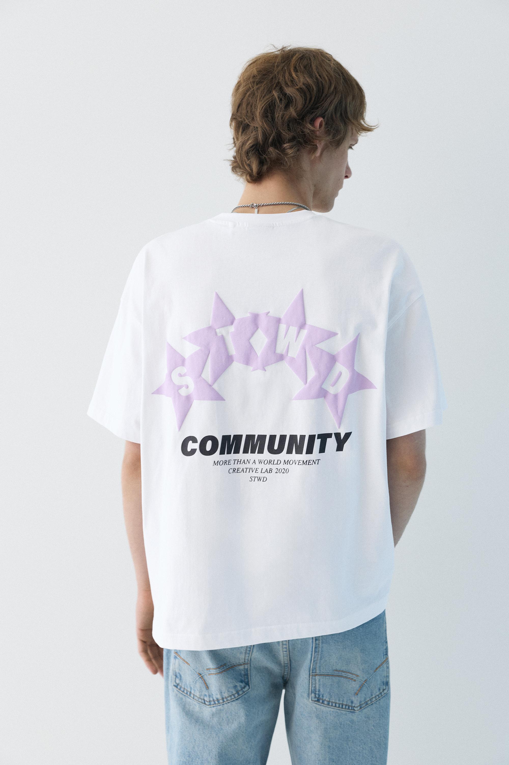 Beyaz STWD t-shirt - Görsel 9